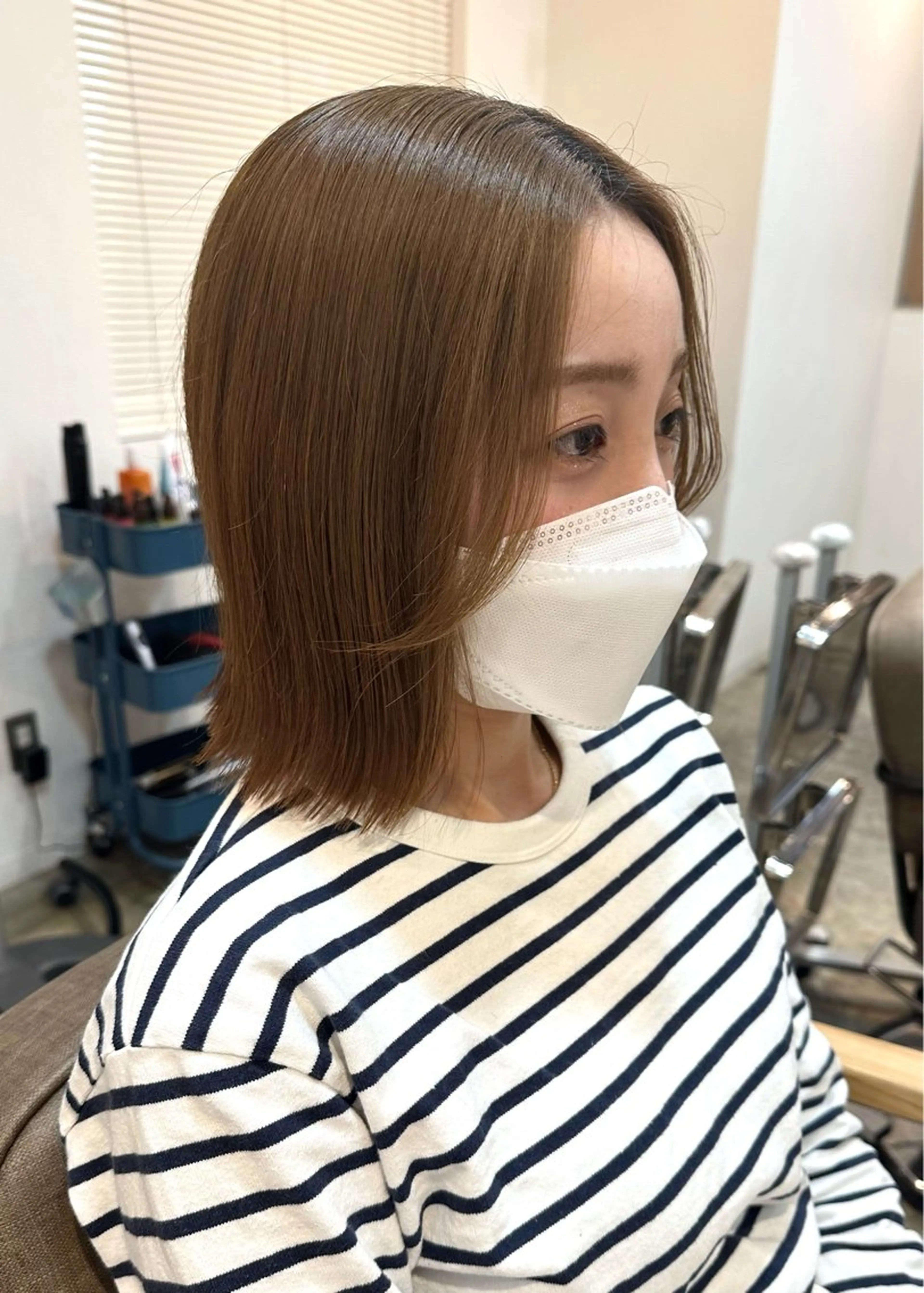 ミディアム ボブ 外ハネヘア ボブ特化美容師 /荒井悠葵のヘアスタイル