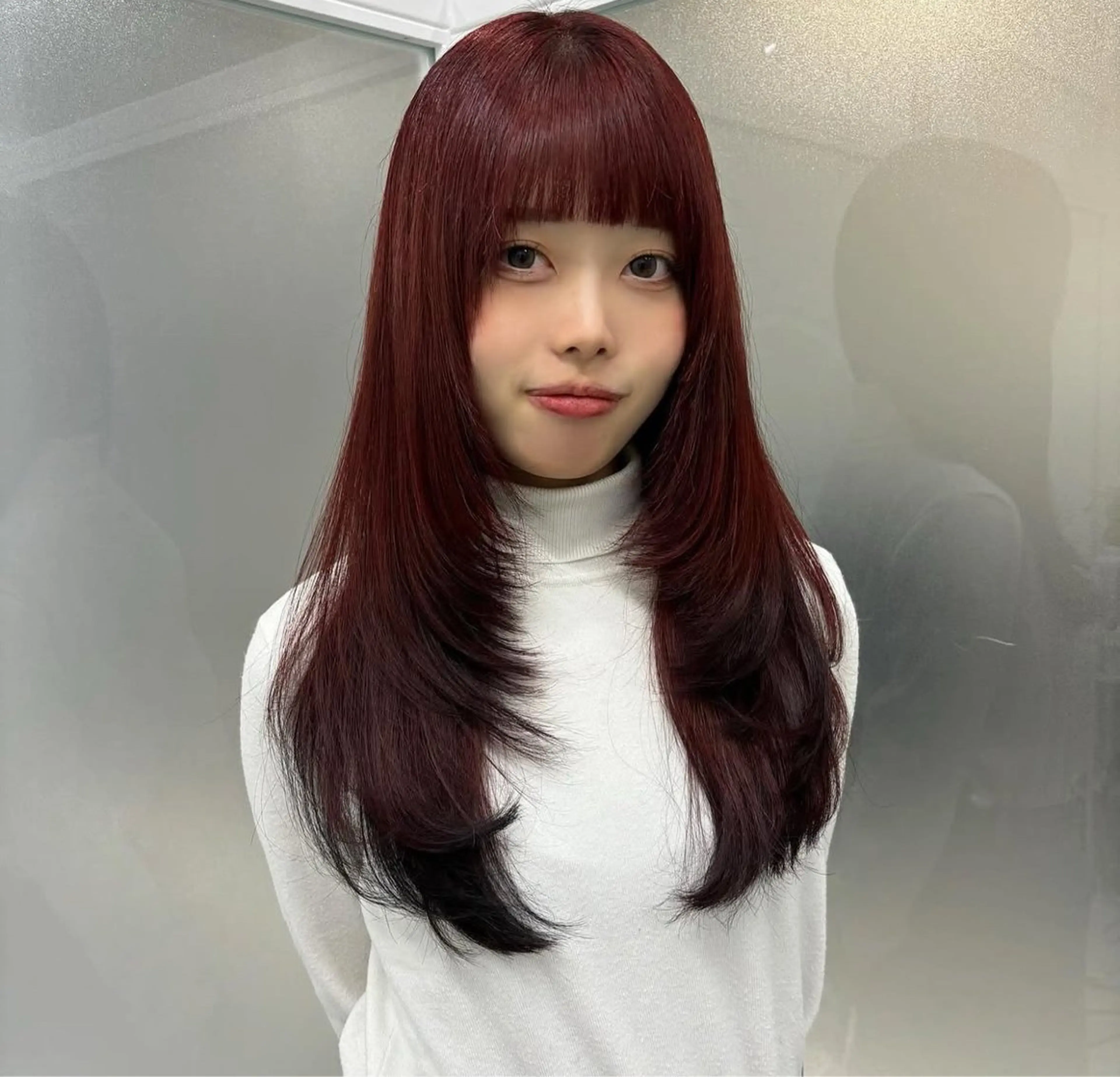 ロング ヘアカラー 熊澤 綾乃のヘアスタイル