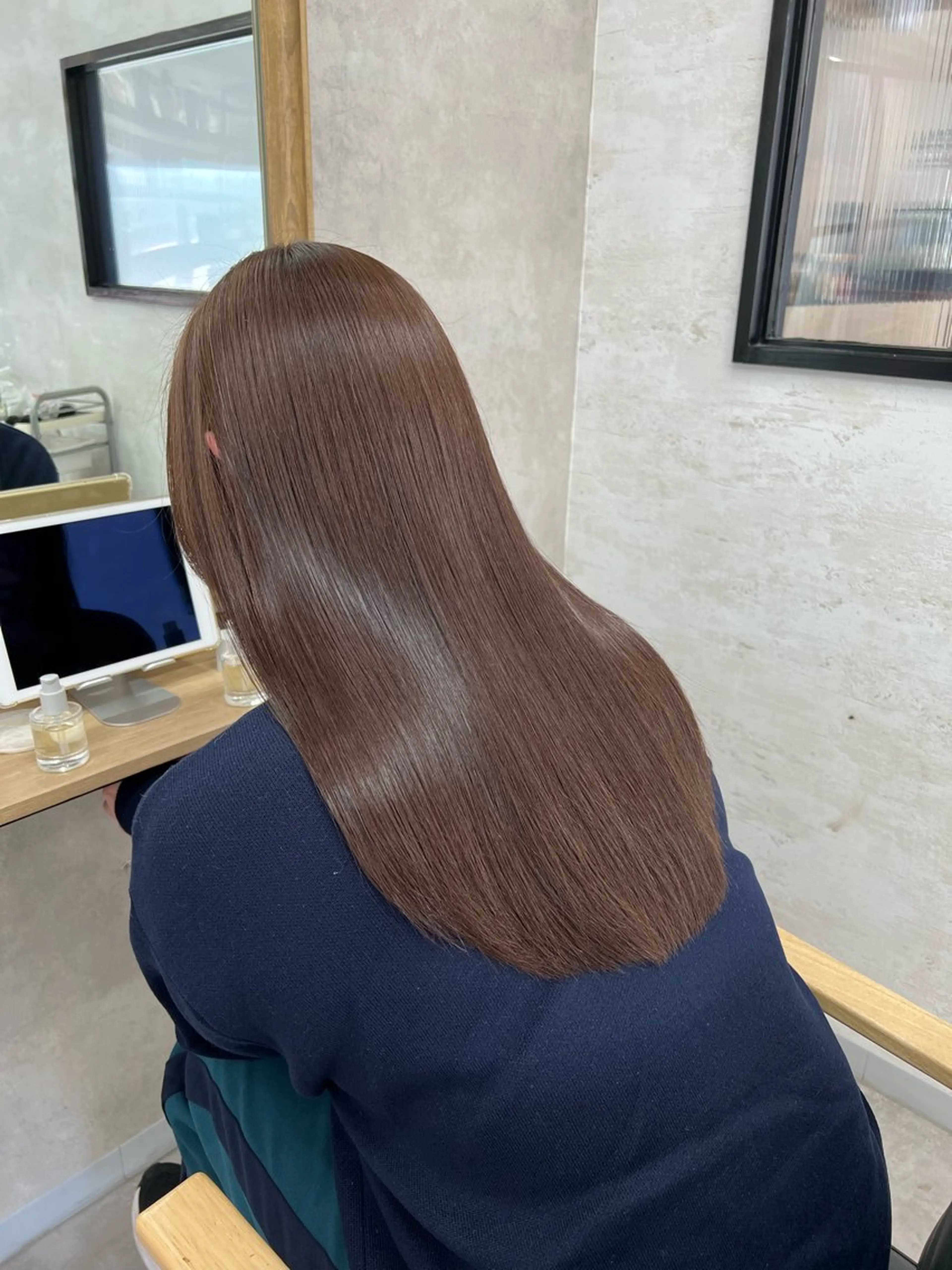 U24(学生限定)巻ける縮毛矯正＋カット🫧の写真