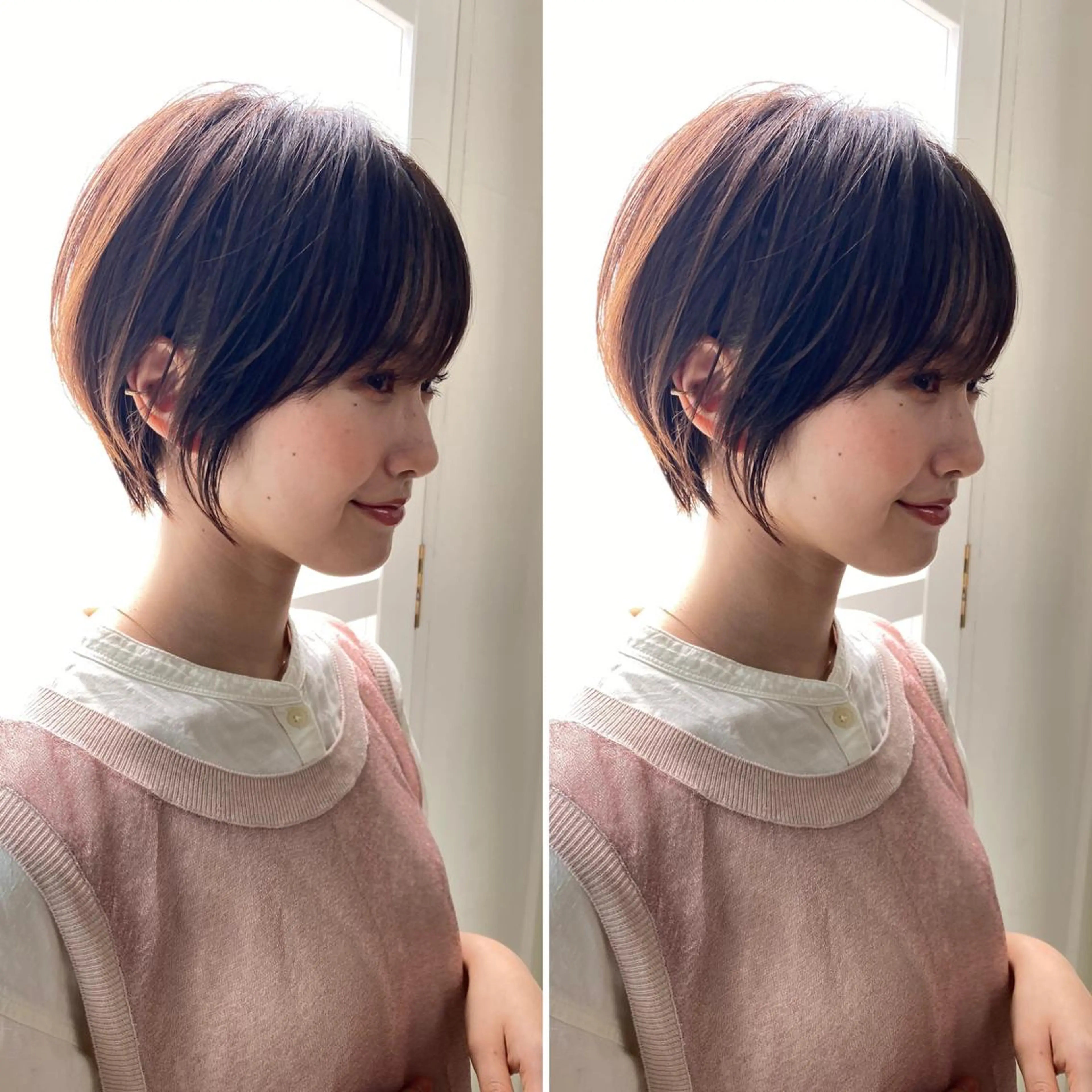 ショート レイヤーカット/ 髪質改善/羽柴りくのヘアスタイル