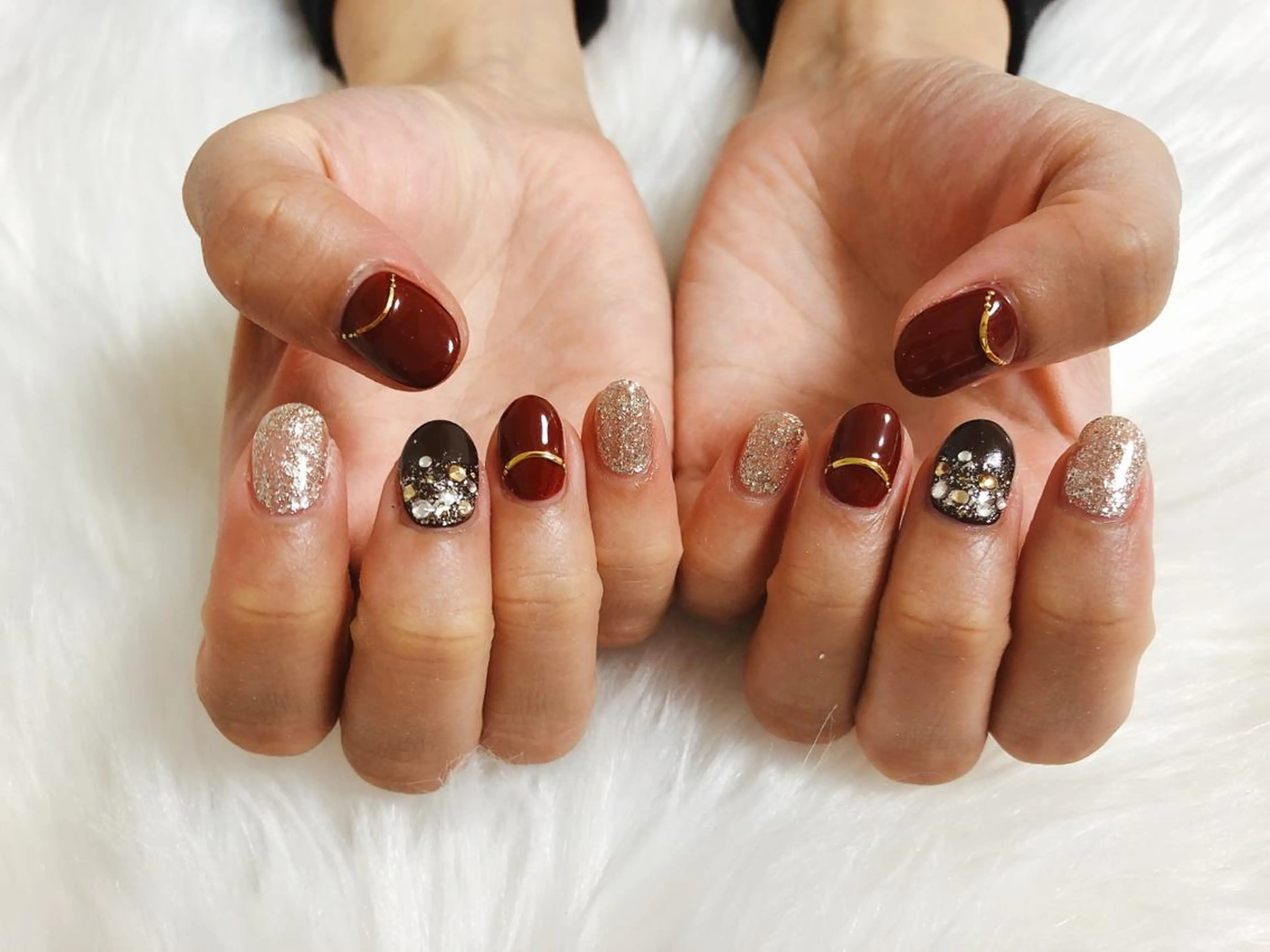 ネイル 冬ネイル クリスマス mogunail &blowのネイルデザイン