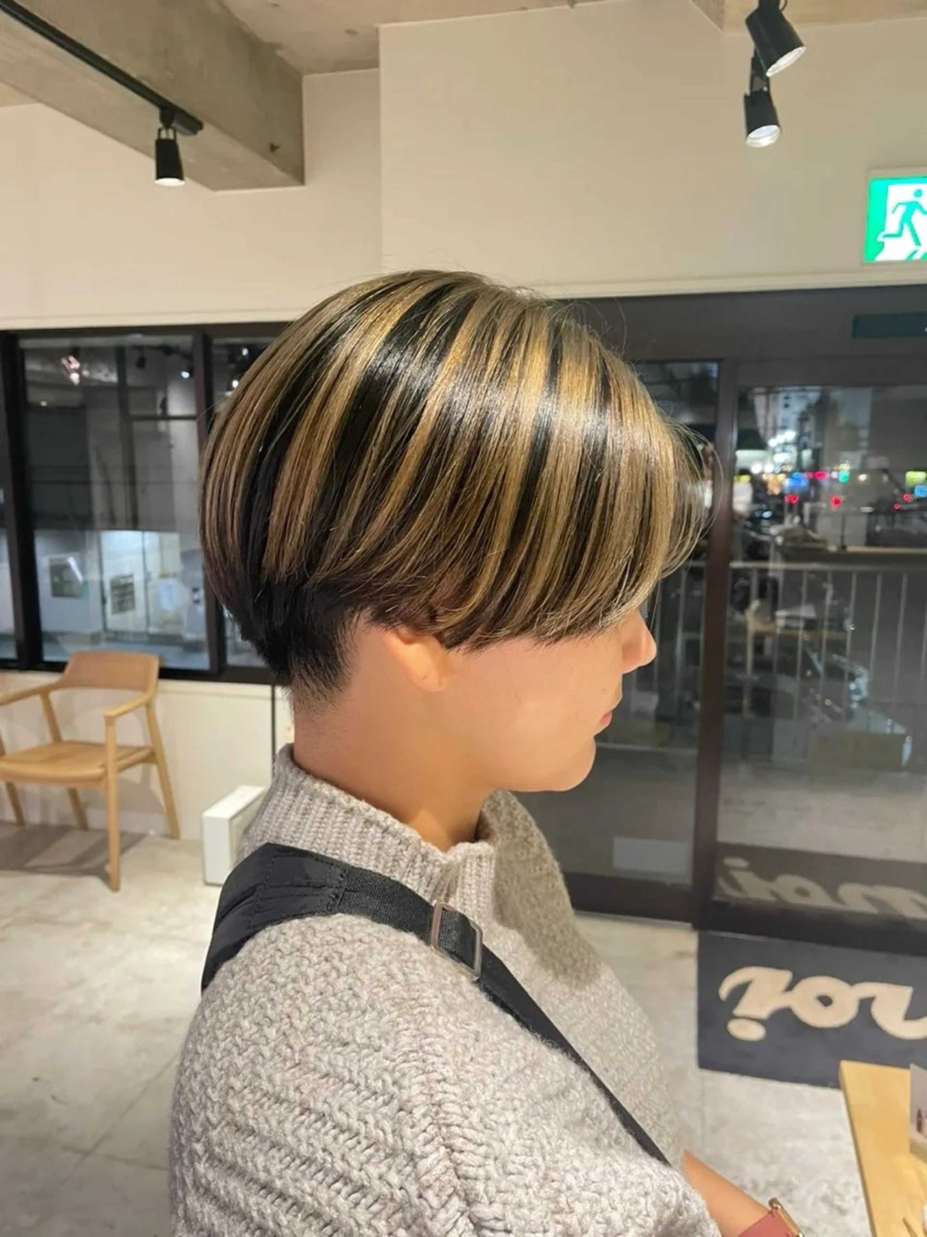 ショート カラー ハンサムショート ブリーチ ハイライトカラー ハイライト ショートヘア KAHO(noi) 金山/水素カラーのその他イメージ