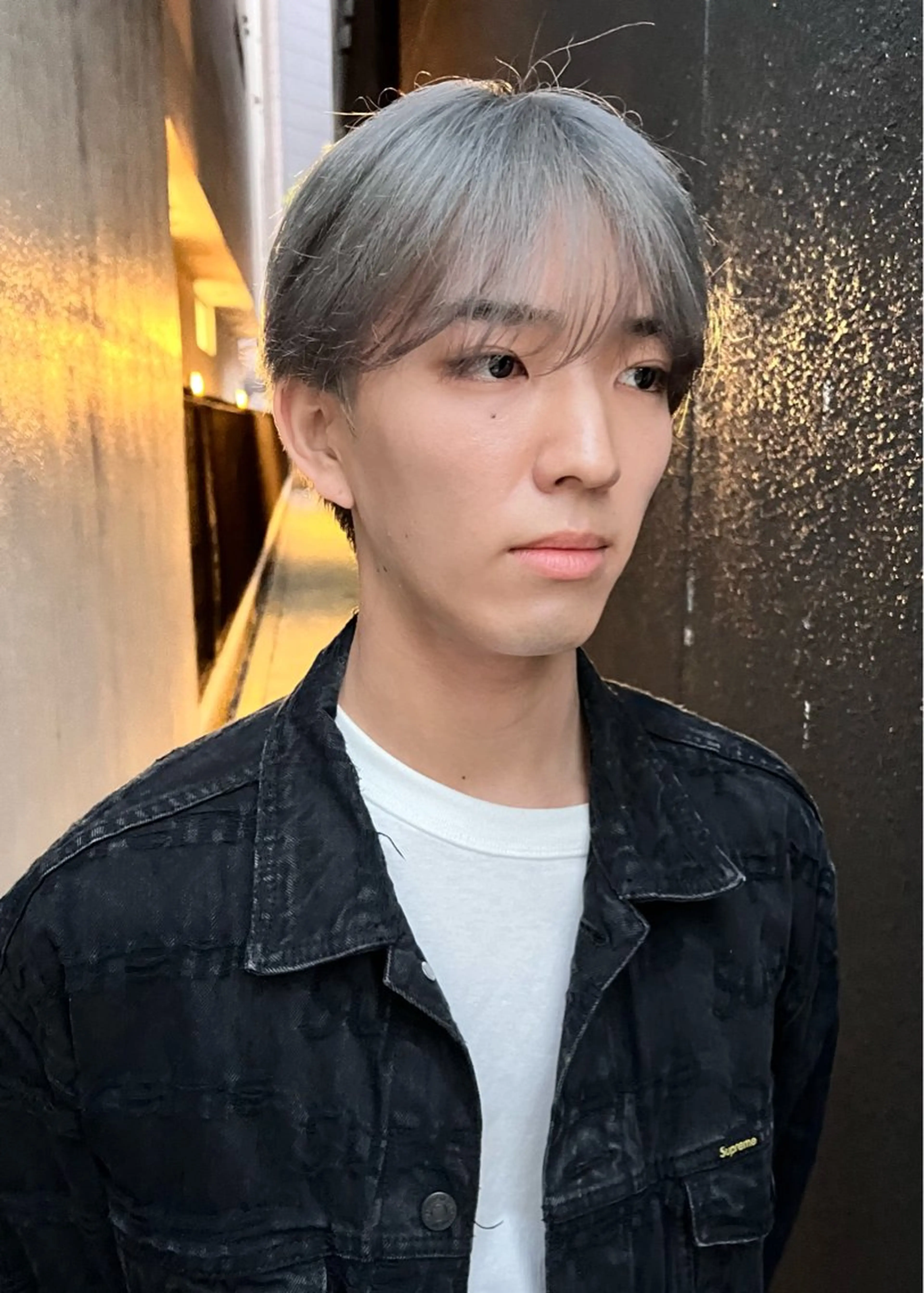 ショート カラー メンズ 名古屋/落ちる黒 黒染め落としのヘアスタイル