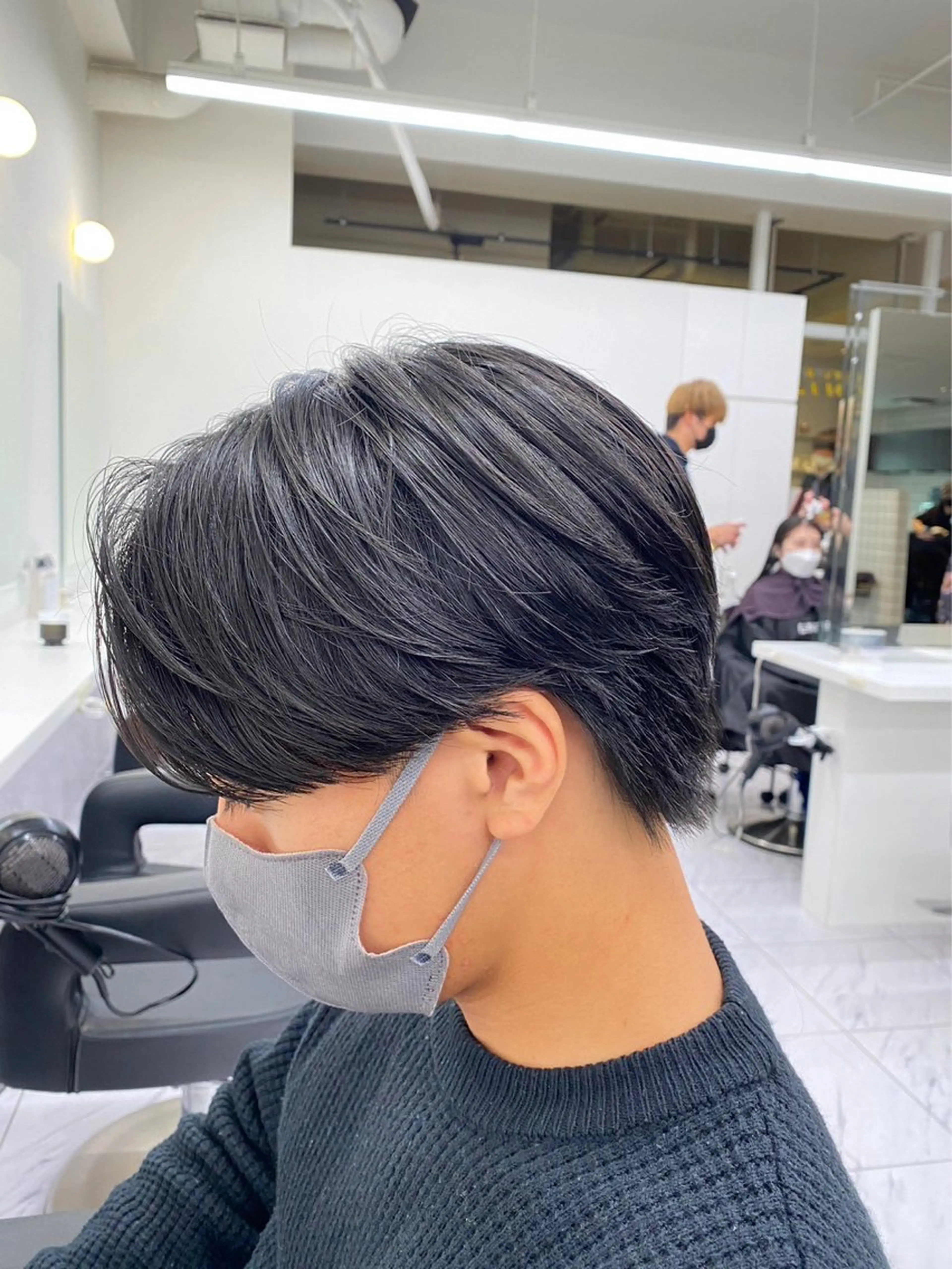 ショート メンズ 💈フェザーパーマ 須賀俊介💈のヘアスタイル