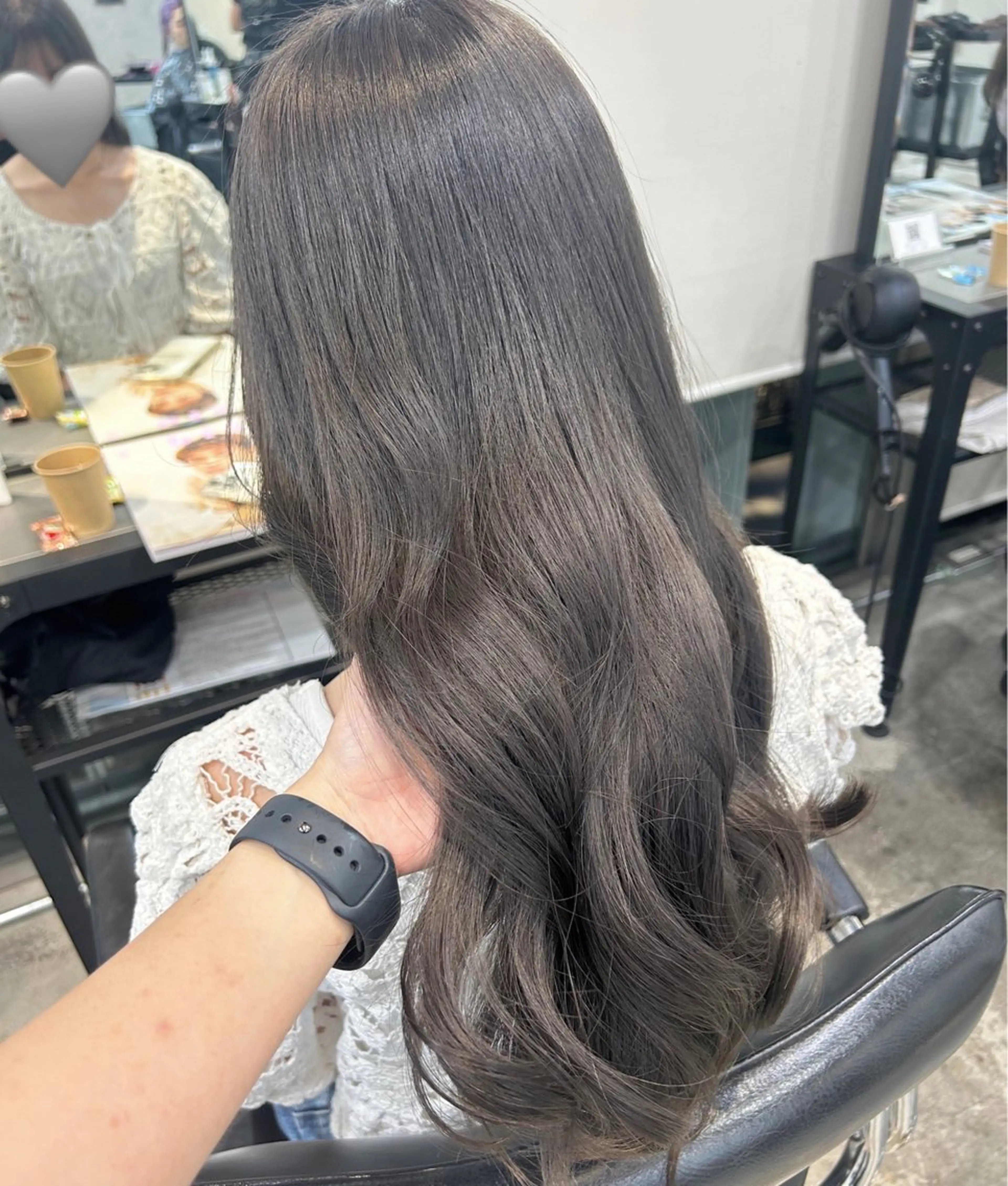 ロング カラー 🤍垢抜け♡透明感 カラーmoeka🤍のヘアスタイル