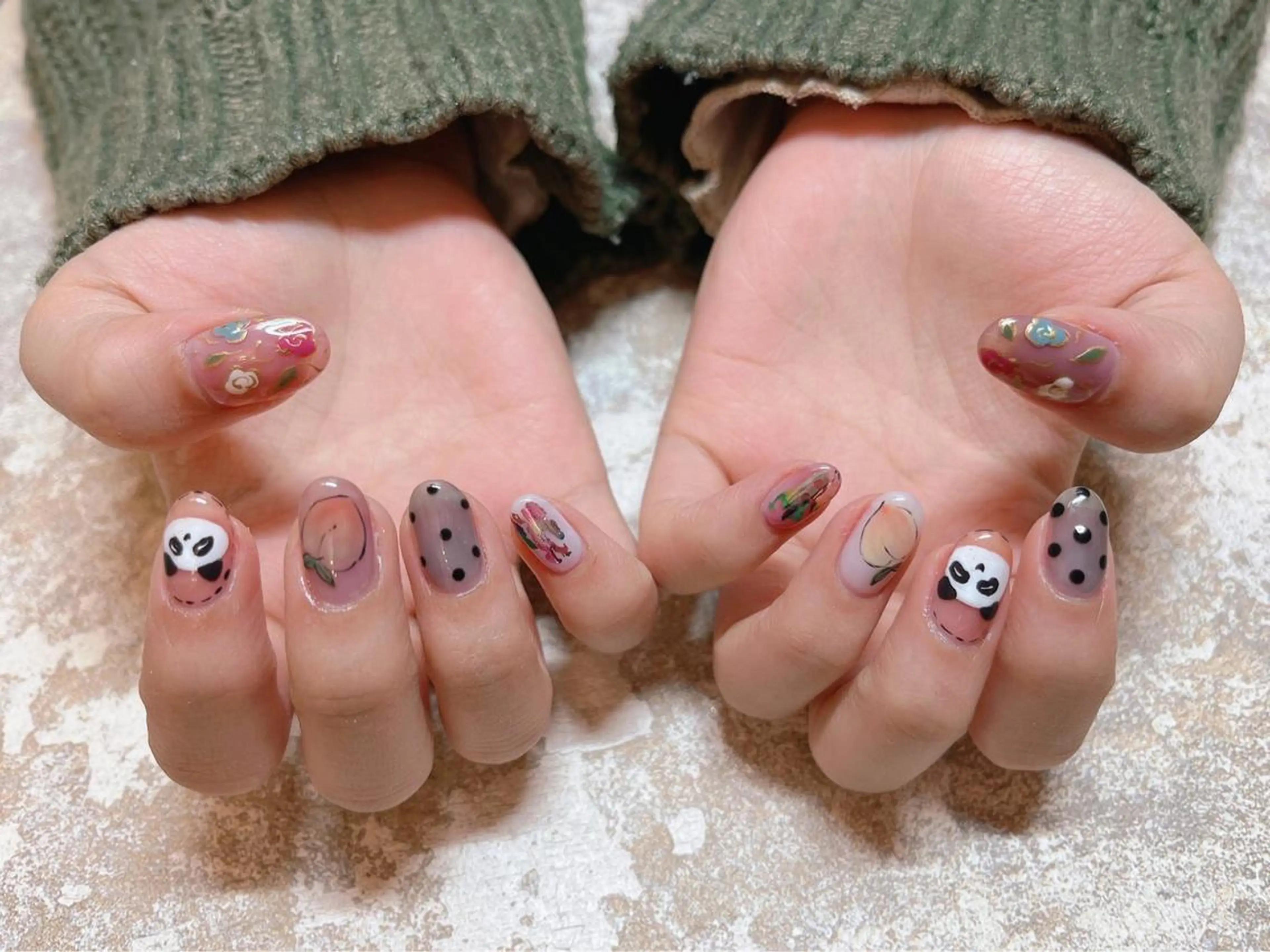 ネイル ハンドネイル LOVE NAIL 💕Sonoのネイルデザイン