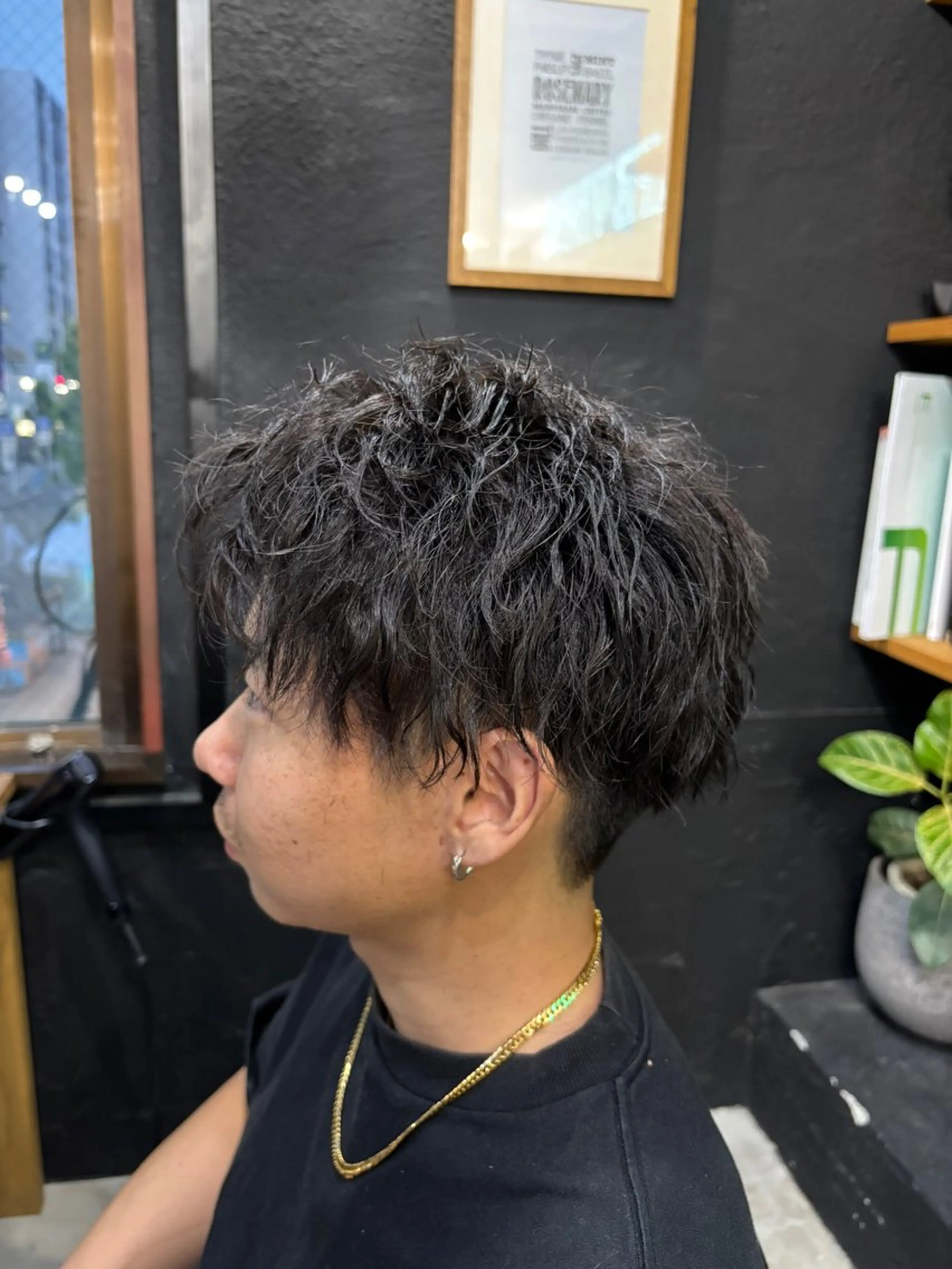 ショート メンズ 波巻きパーマ カット パーマ メンズ特化美容師 /yuumaのヘアスタイル