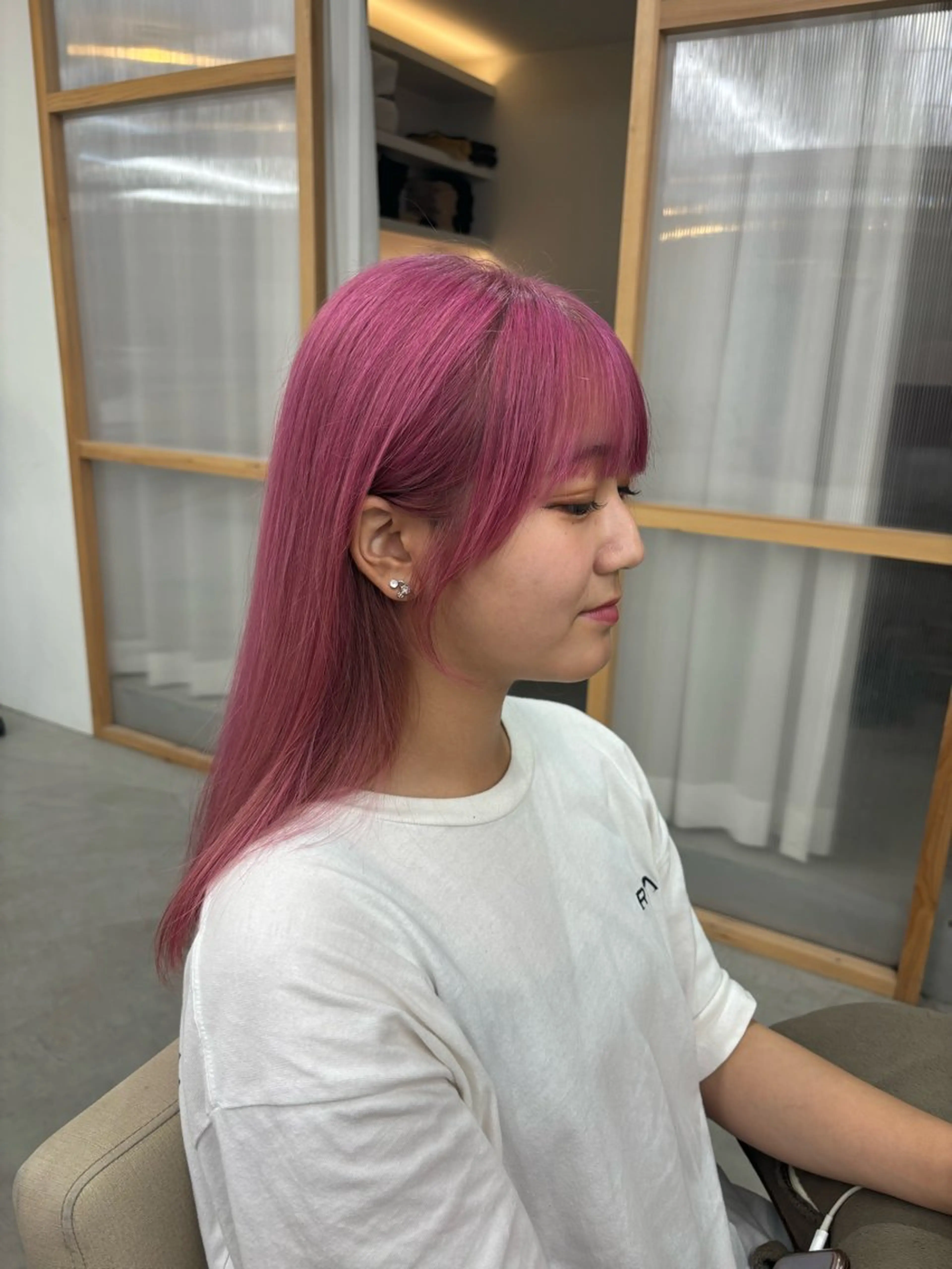 セミロング 暖色/透明感カラー かずきのヘアスタイル