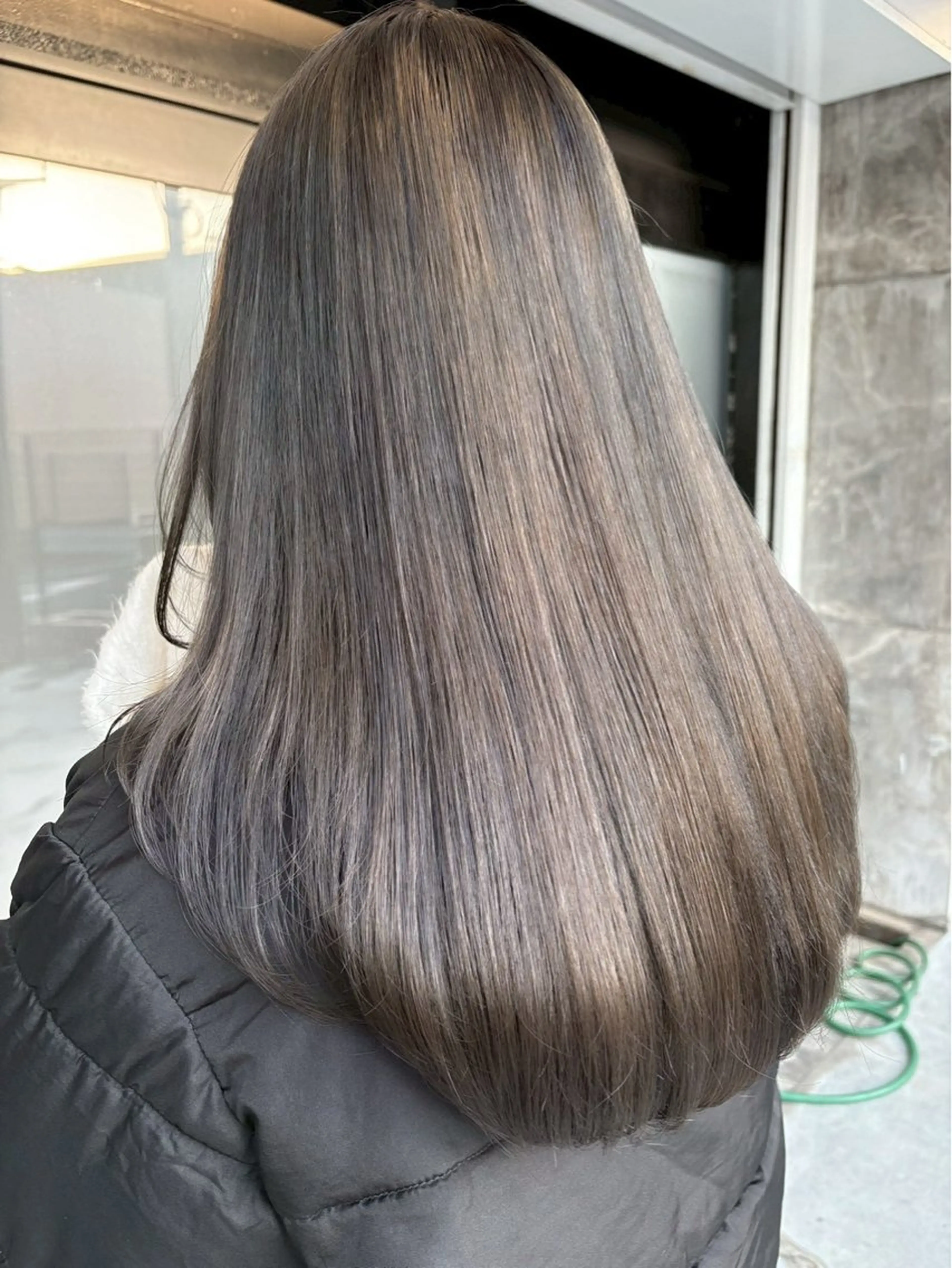 ロング カラー カット ヘアカラー トリートメント ハイトーン/韓国風/ 艶髪/吉祥寺のヘアスタイル