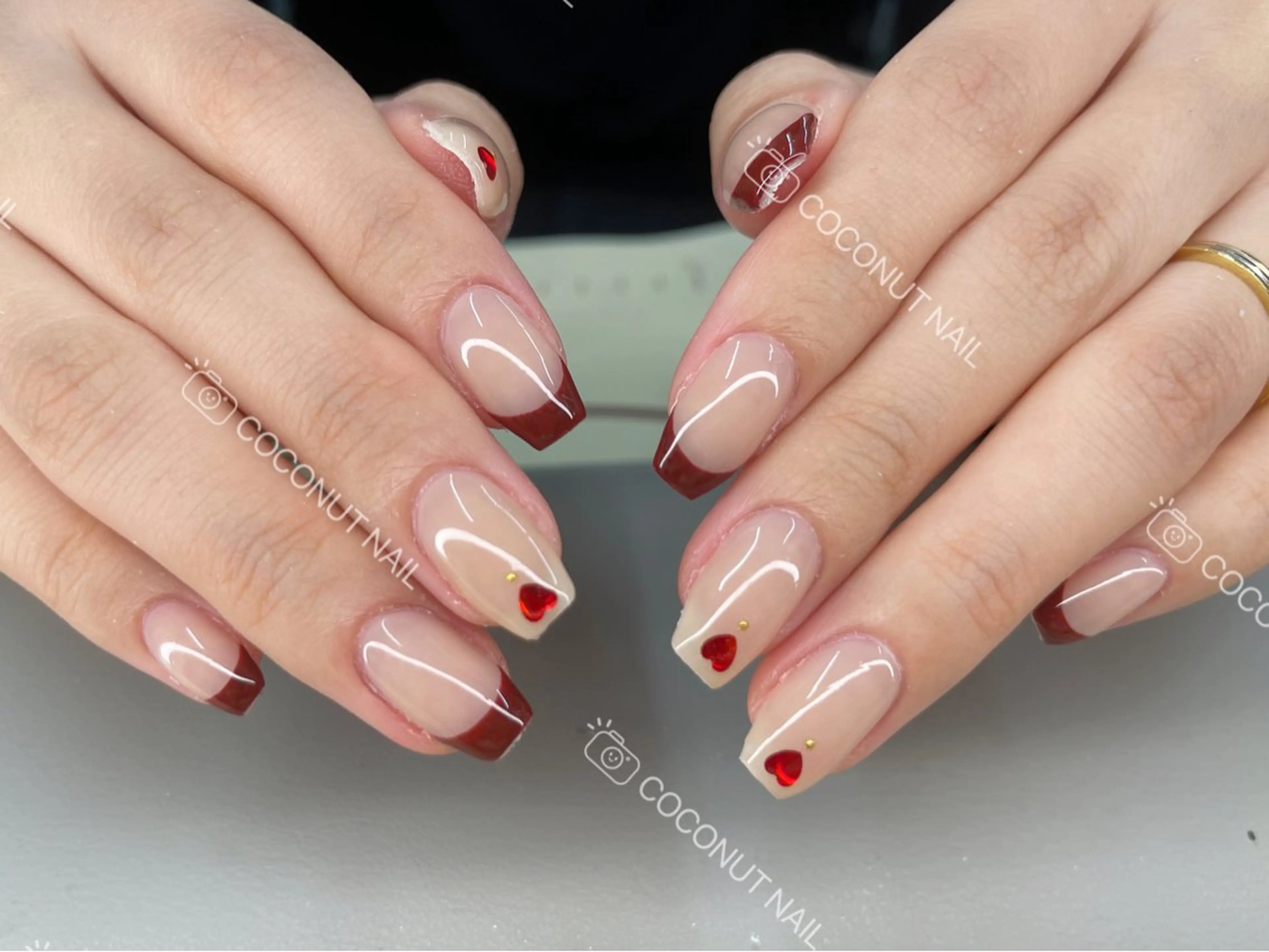 ネイル ハンドネイル 神田 ココナッツのネイルデザイン
