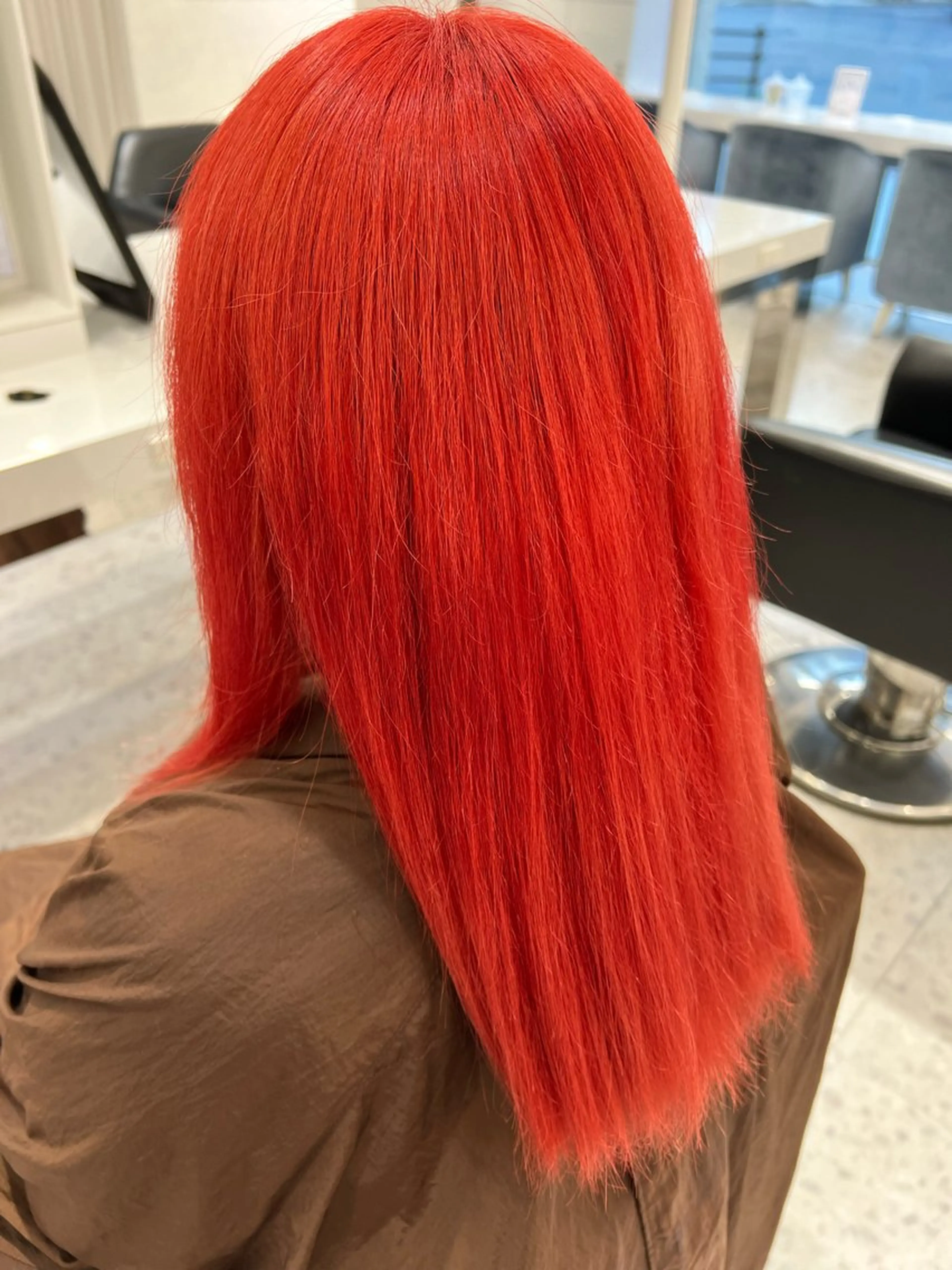 カラー ダブルカラー アンジのヘアスタイル