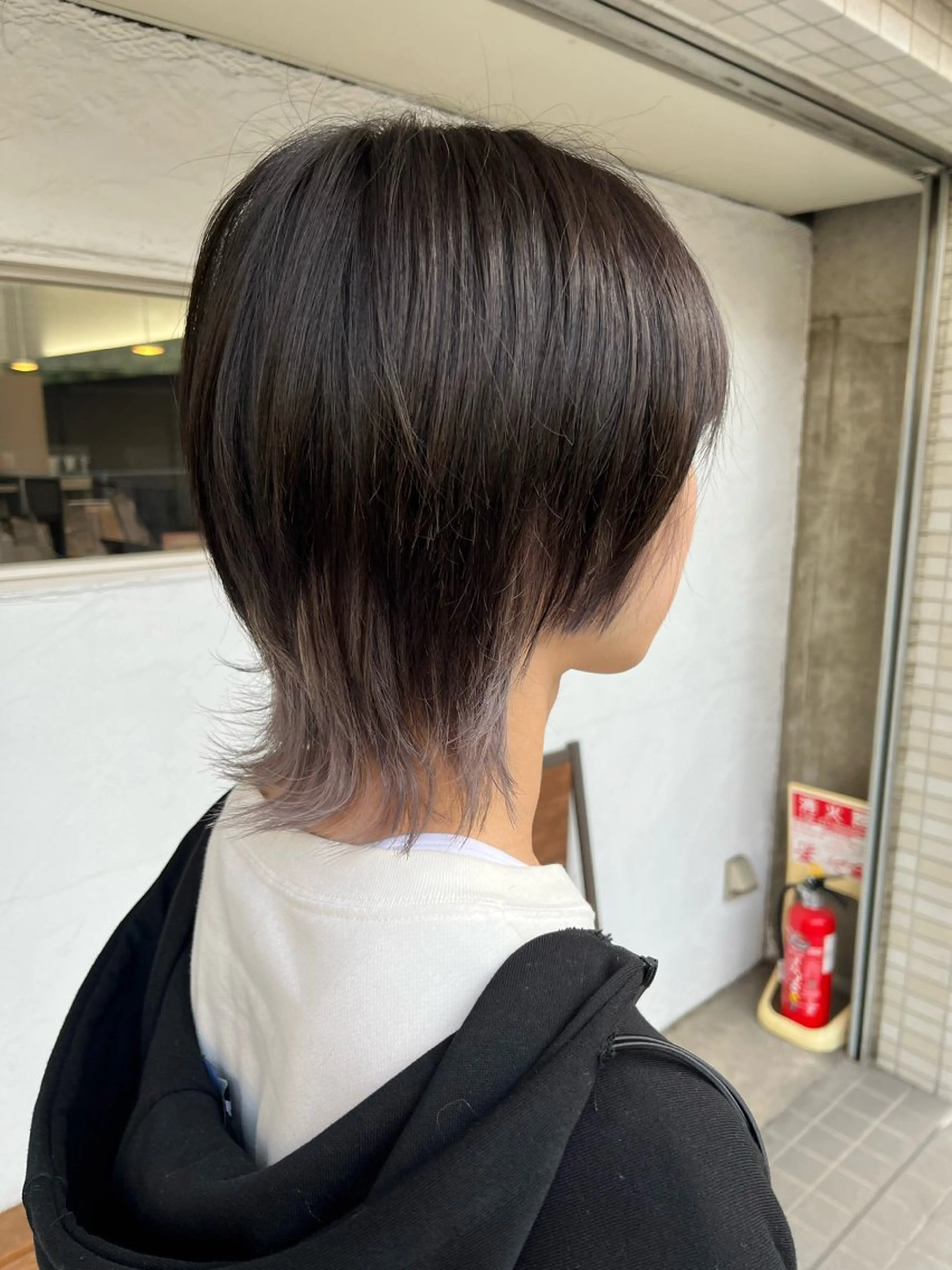 ショート ウルフカット 正分 真美のヘアスタイル