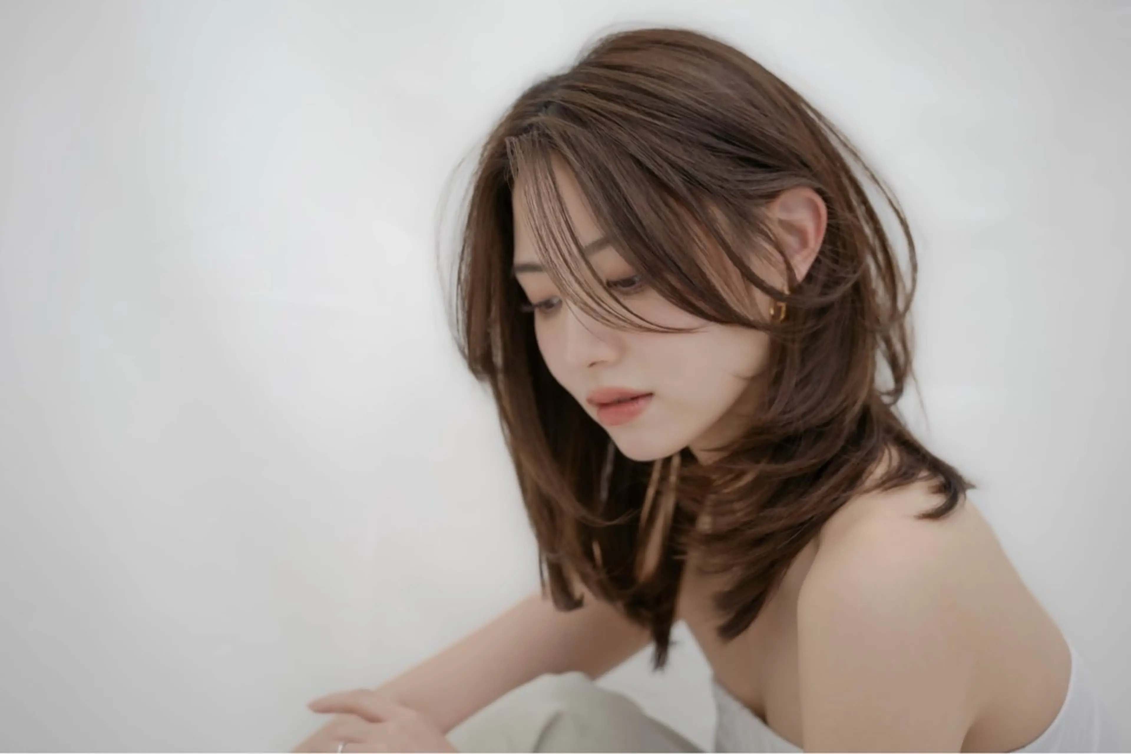 ミディアム ミディアムモデル 募集中/村上廉のヘアスタイル