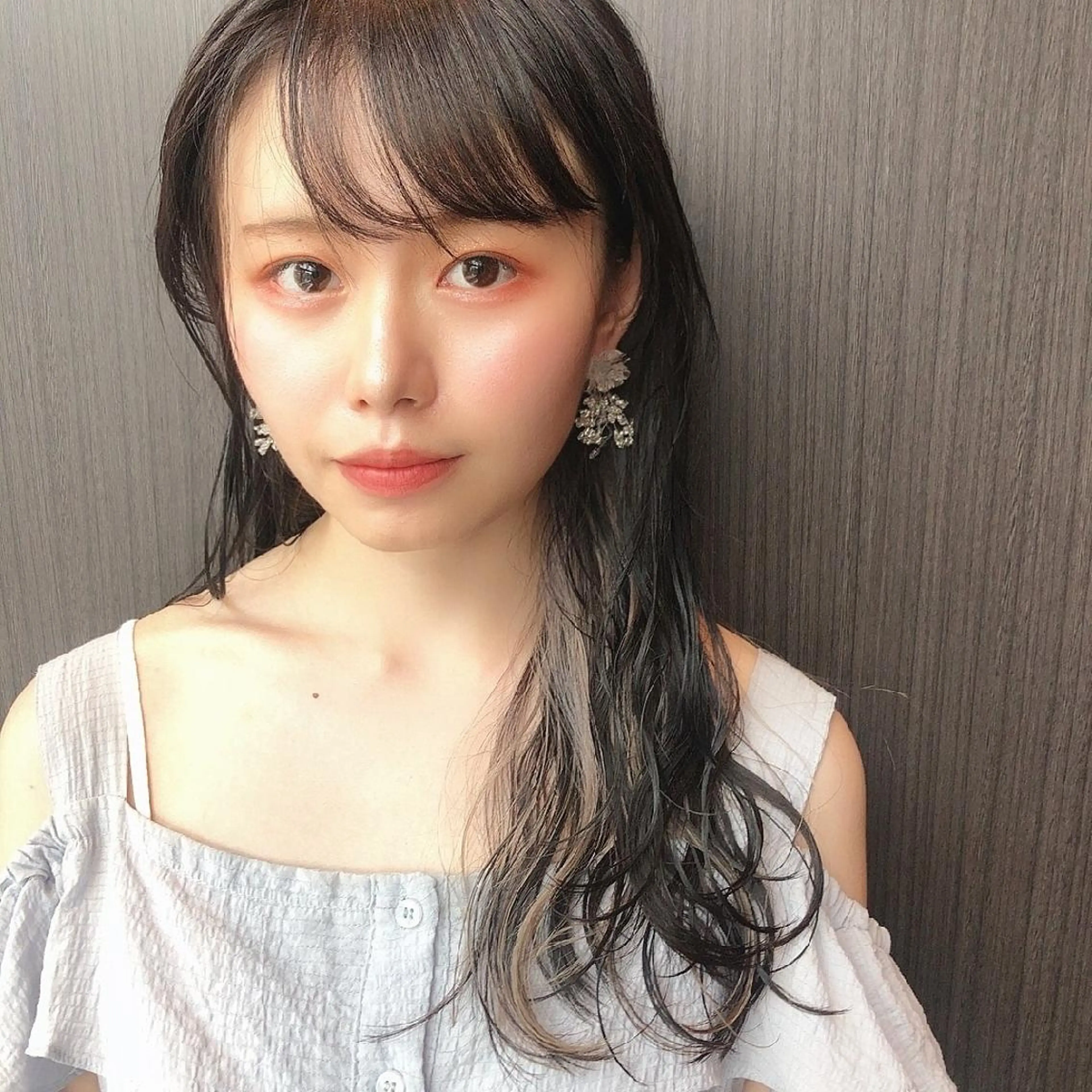 セミロング カラー ヘアアレンジ インナーカラー カット ヘアカラー トリートメント 竹内啓太 ボブのヘアスタイル