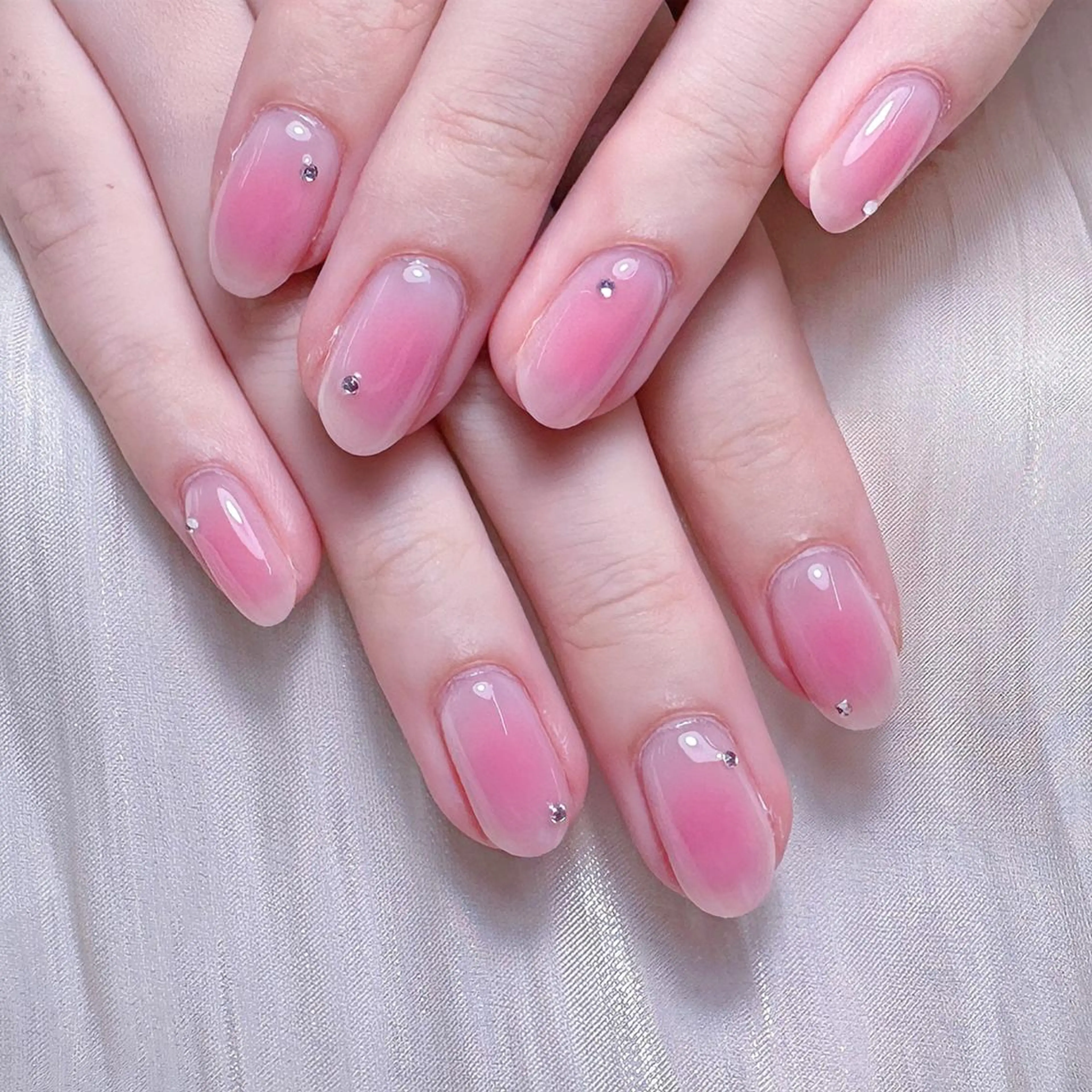 ネイル ハンドネイル 🦋チップ長さだし 専門店🦋のネイルデザイン