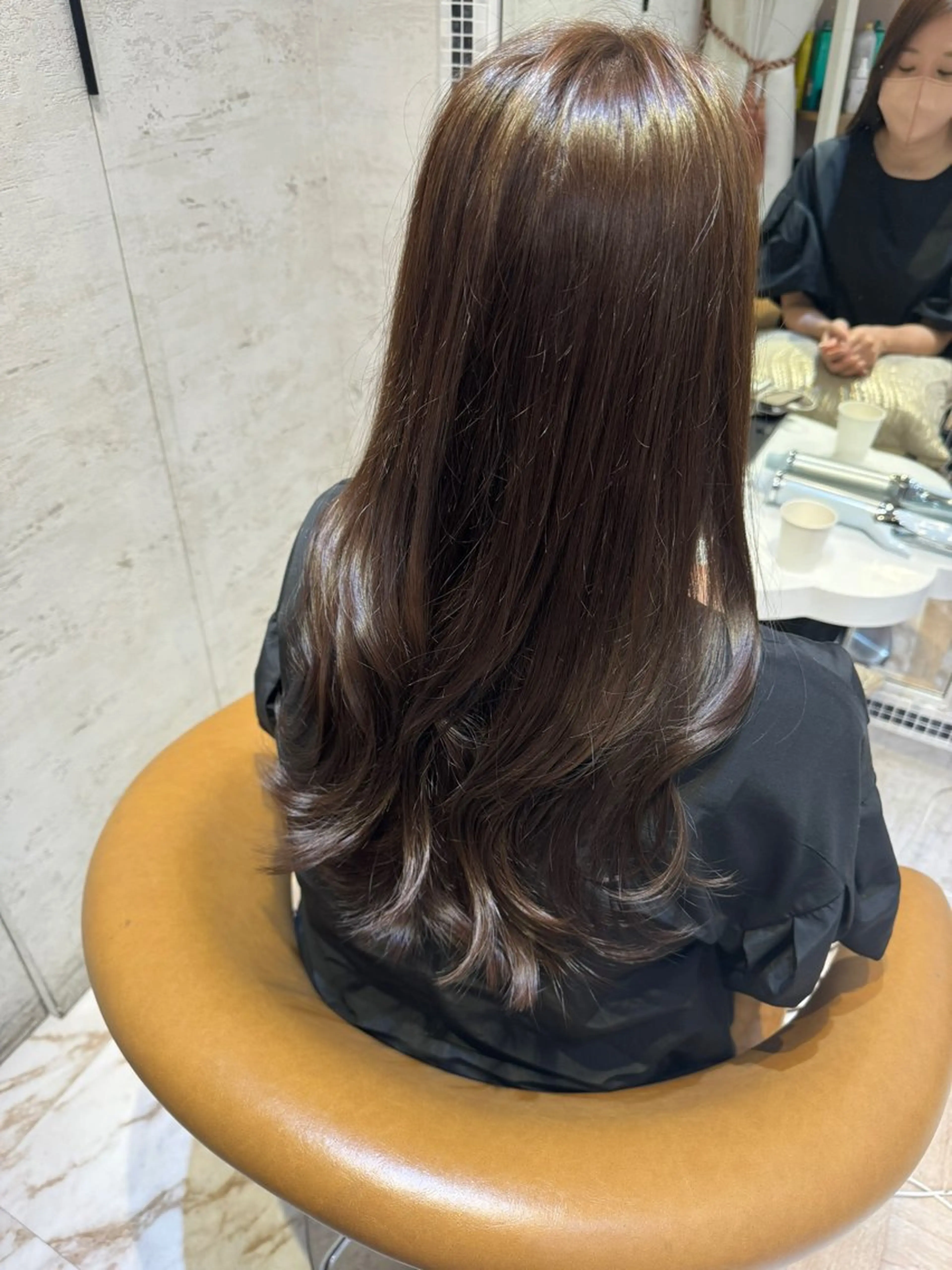 セミロング 寺田 鼓捺/艶髪 /透明感カラーのヘアスタイル