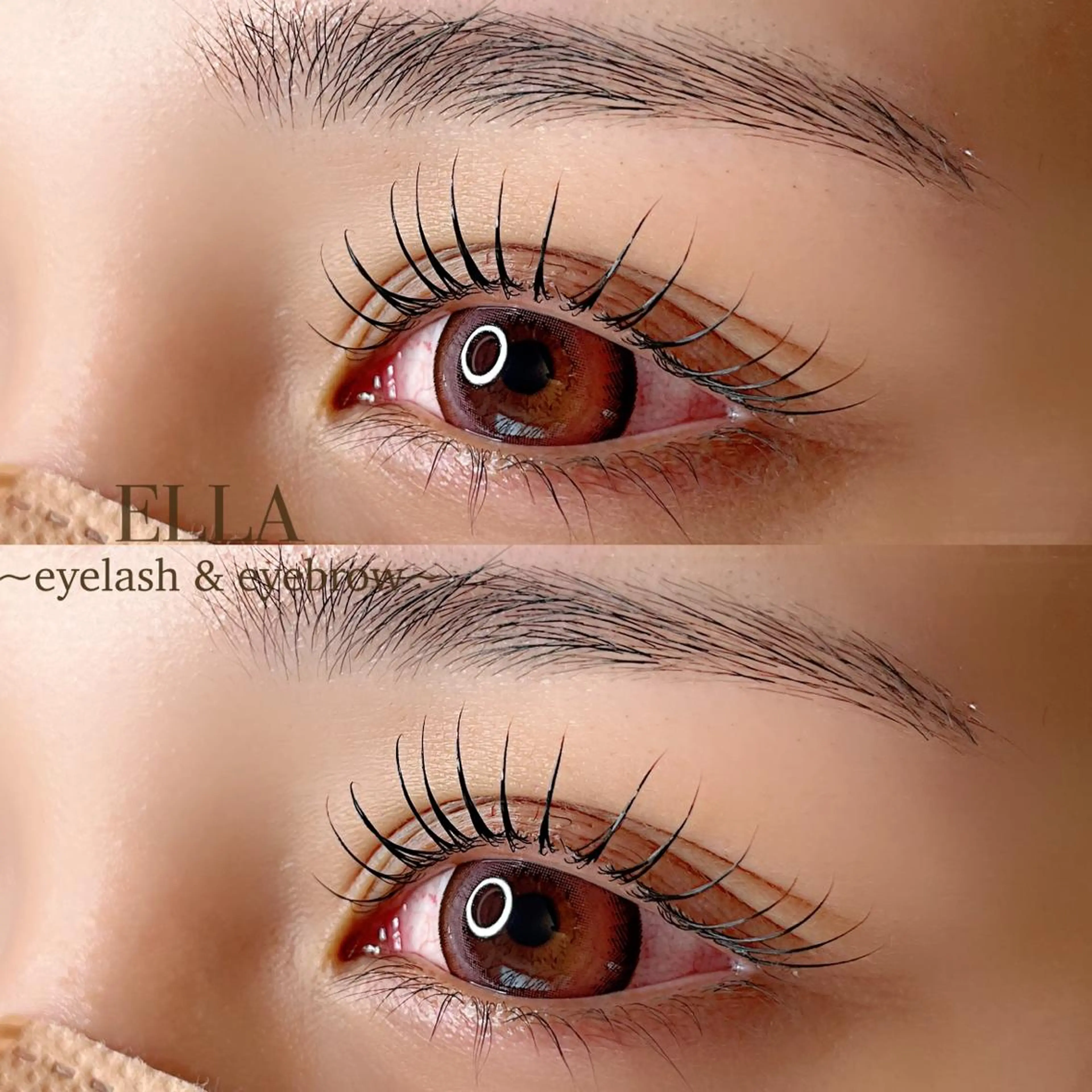 マツエク・マツパ アイブロウ 眉毛ワックス脱毛 マツパ ELLA 菊地のマツエク・マツパデザイン