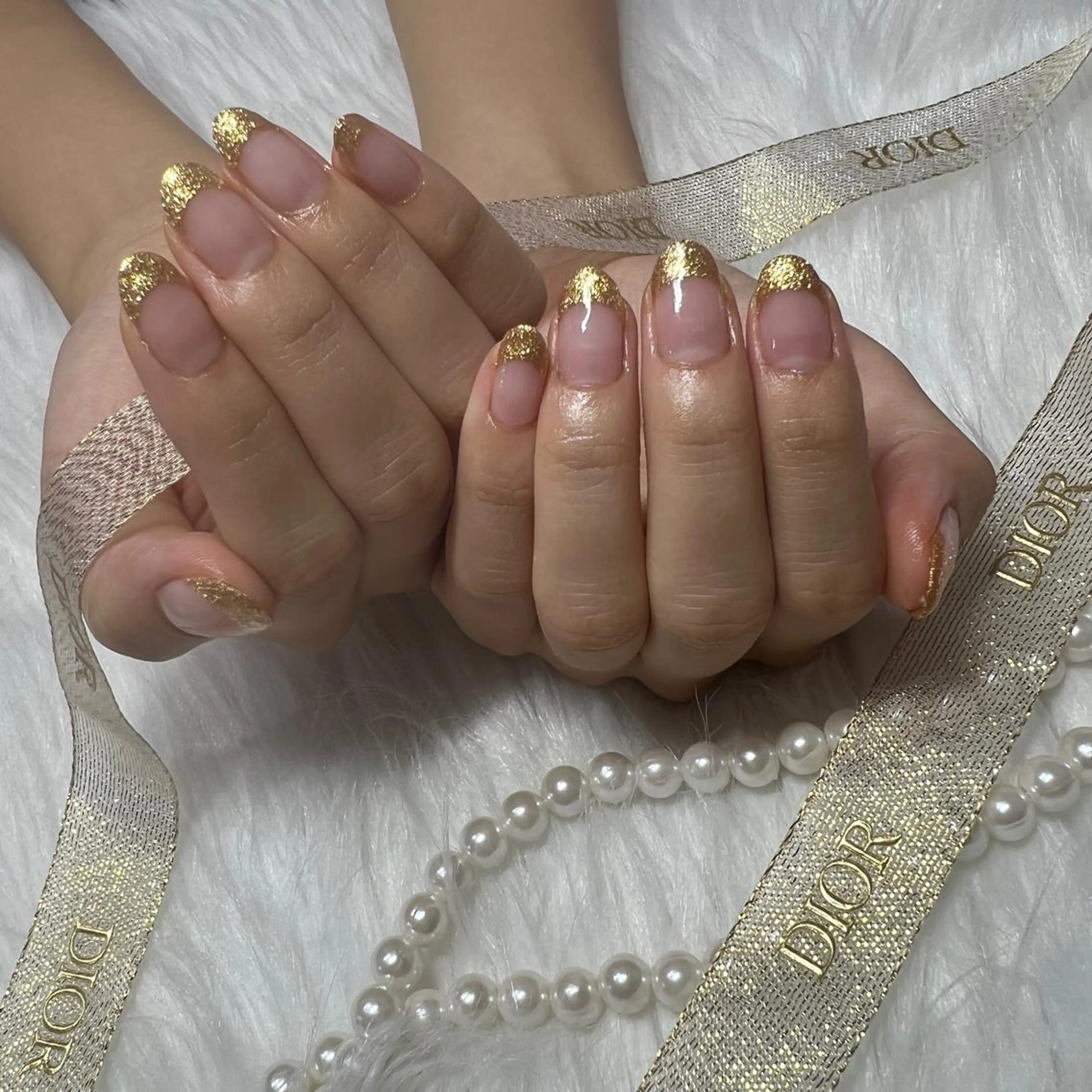 ネイル オーロラネイル フレンチネイル ジェルネイル パラジェル スカルプネイル ハンドネイル LeaLea nails.のネイルデザイン