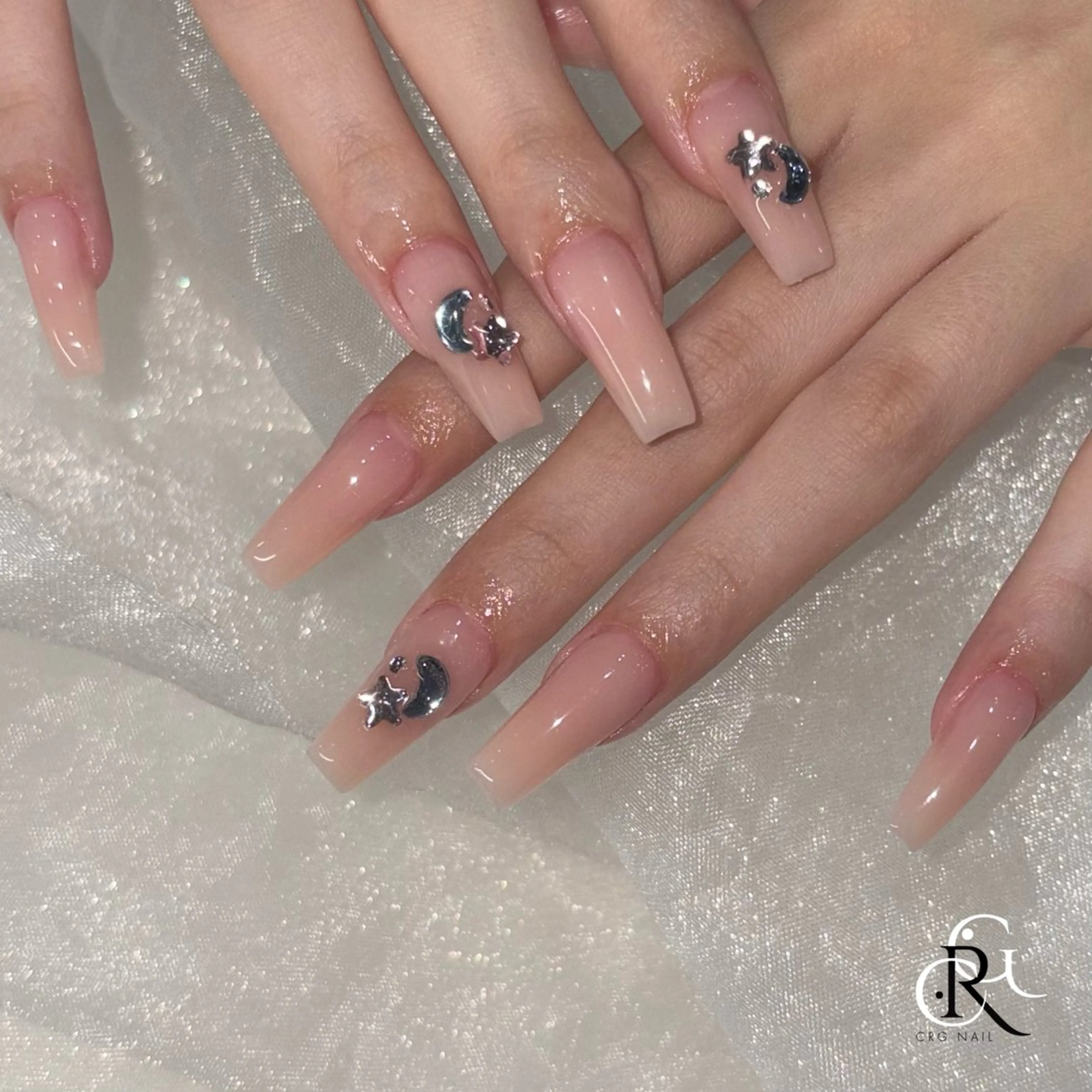 ネイル ジェルネイル ピンク ピンクベージュ スカルプネイル ハンドネイル スカルプ/美フォルム CRG TOKOのネイルデザイン