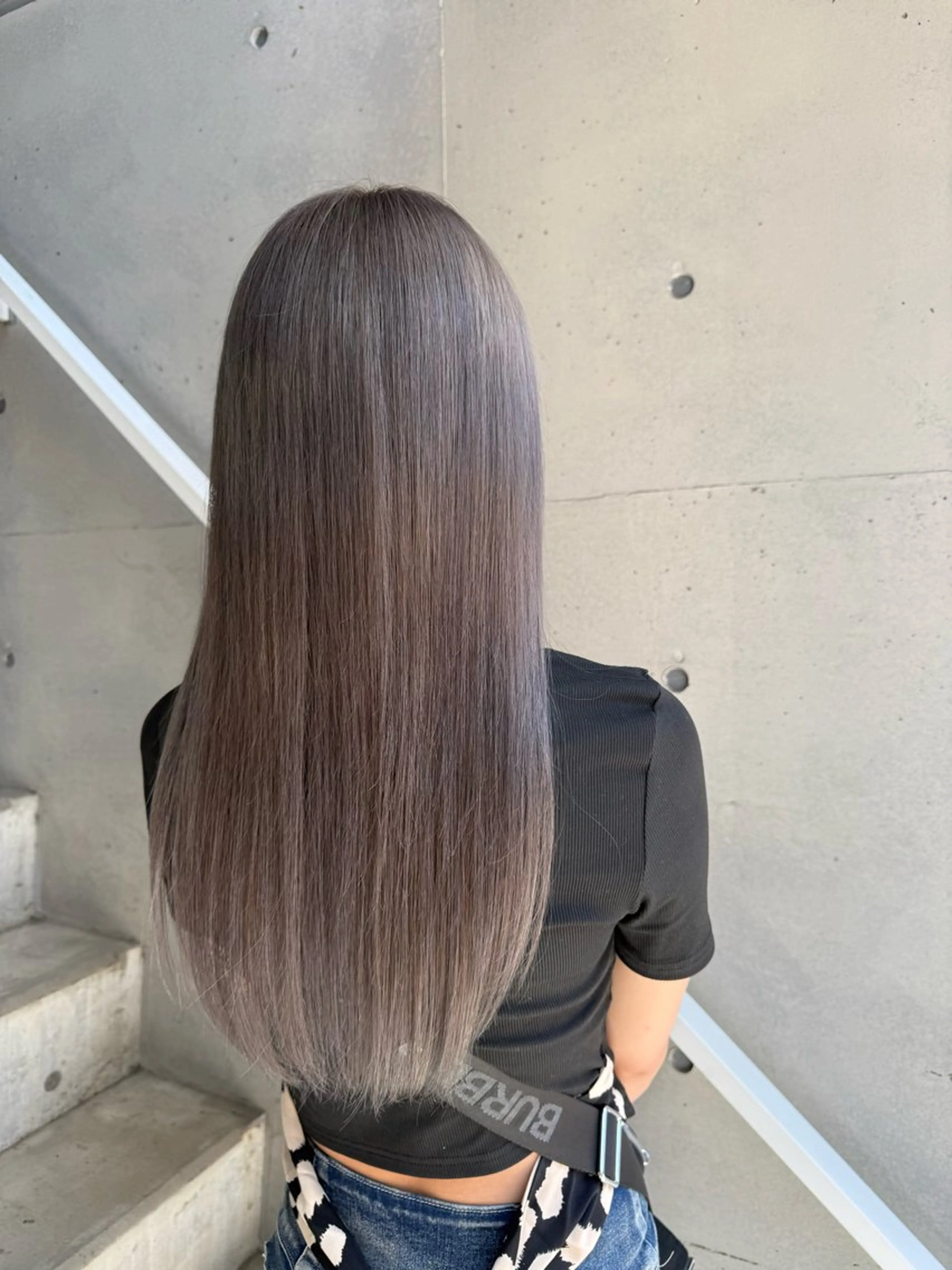 ロング カット ヘアカラー トリートメント ✂︎cadre✂︎ 🪶かまだれいし🪶のヘアスタイル