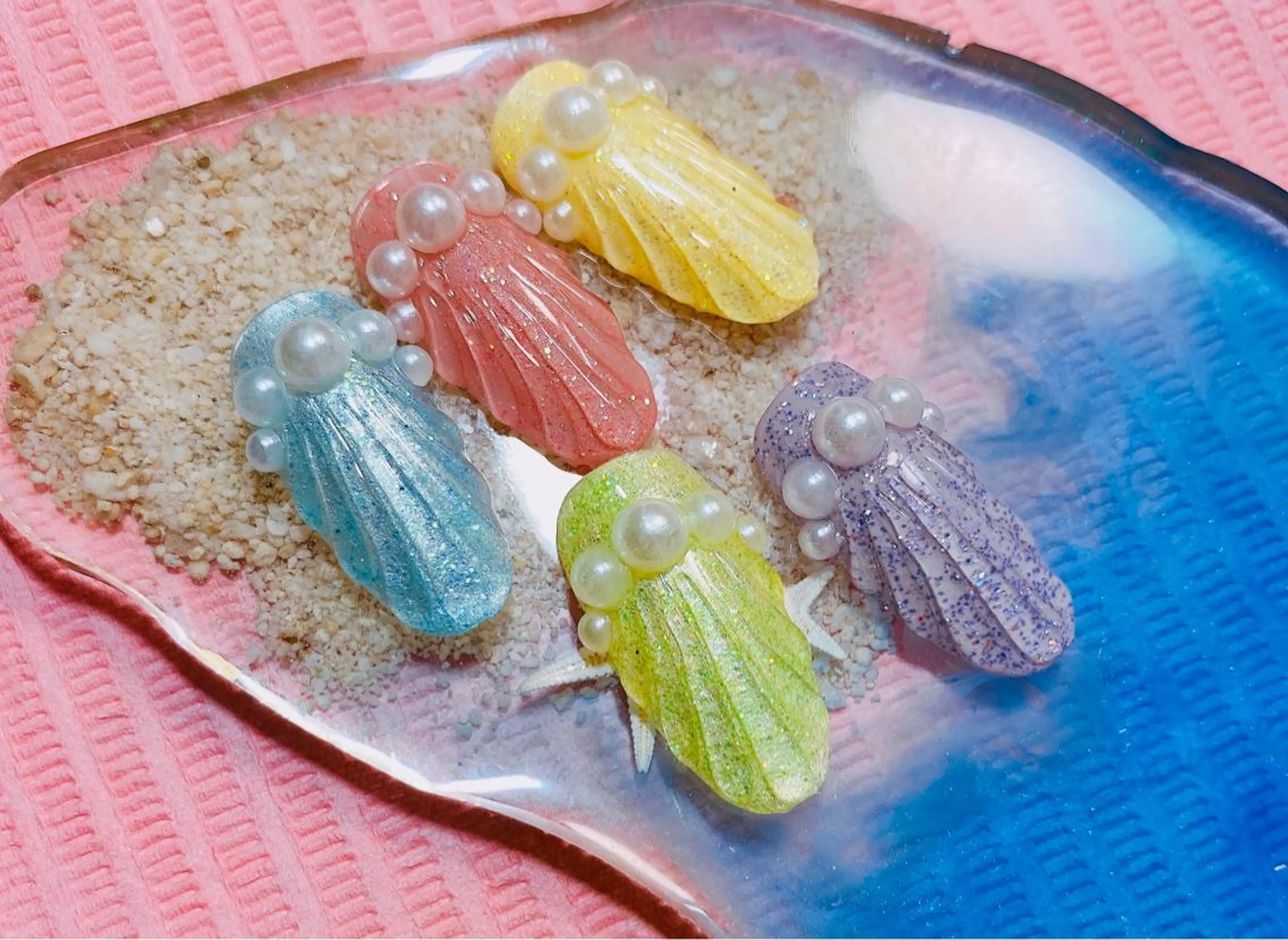 ネイル 夏ネイル 自宅ネイルサロン ルアナのネイルデザイン