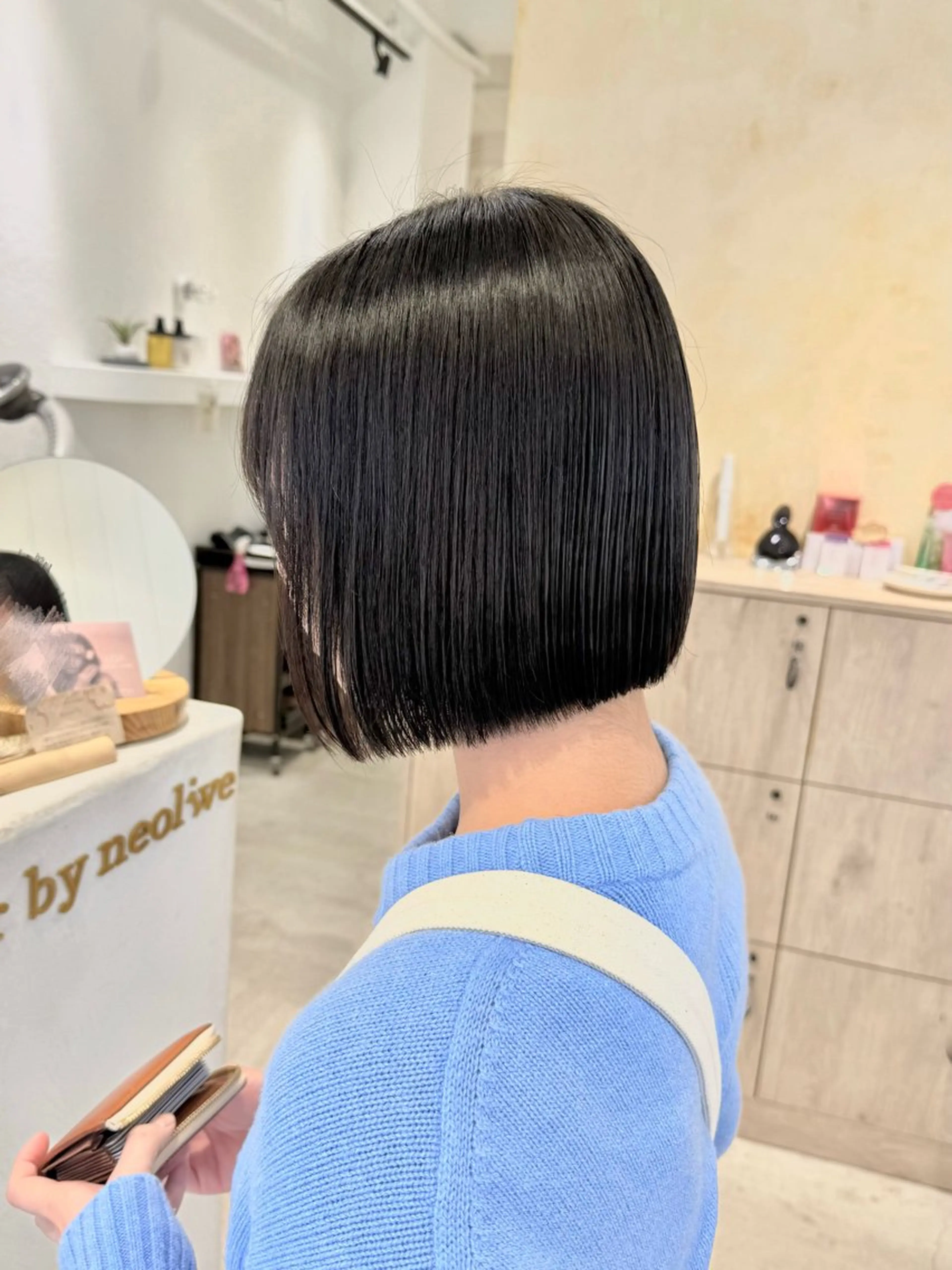 ショート カット トリートメント ボブ/美髪矯正 /佐藤　奈巳のヘアスタイル