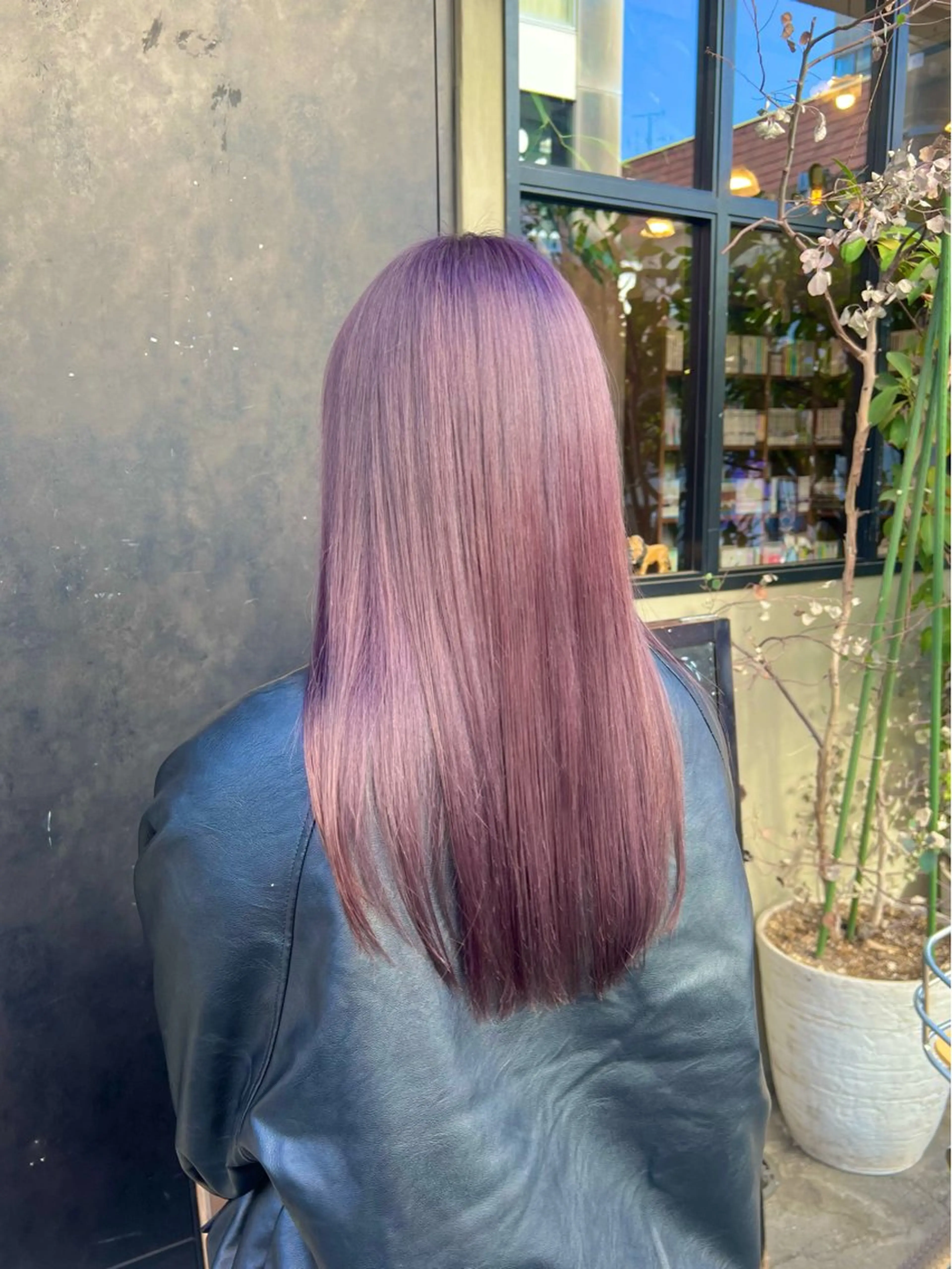 ロング ヘアカラー トリートメント 大武 楓のヘアスタイル