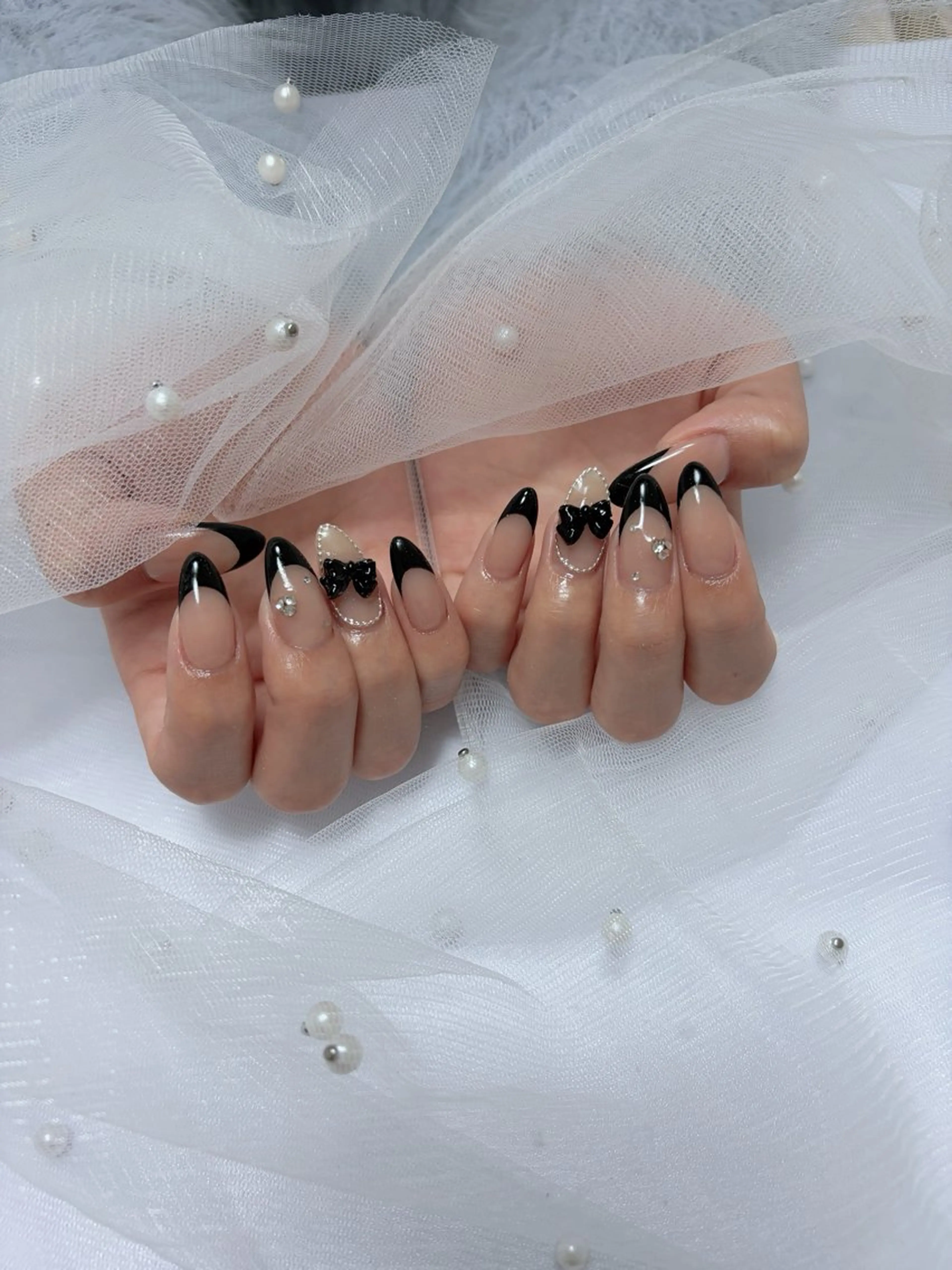 ネイル フレンチネイル ハンドネイル WissA kanaのネイルデザイン