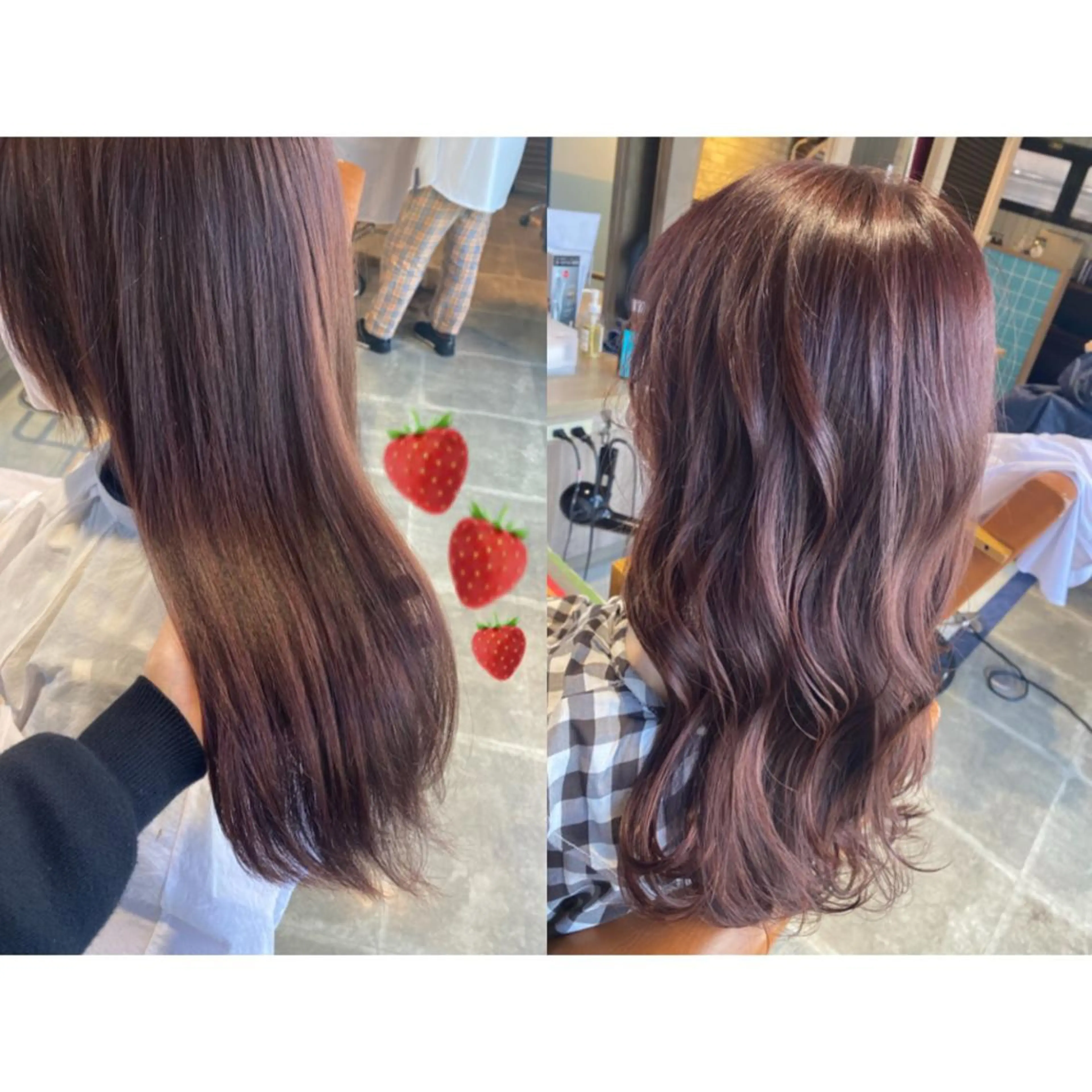 カラー ブリーチ ブラウンカラー ブリーチなしカラー カット ヘアカラー トリートメント 🐻結んで可愛い hair EMI🐻のヘアスタイル