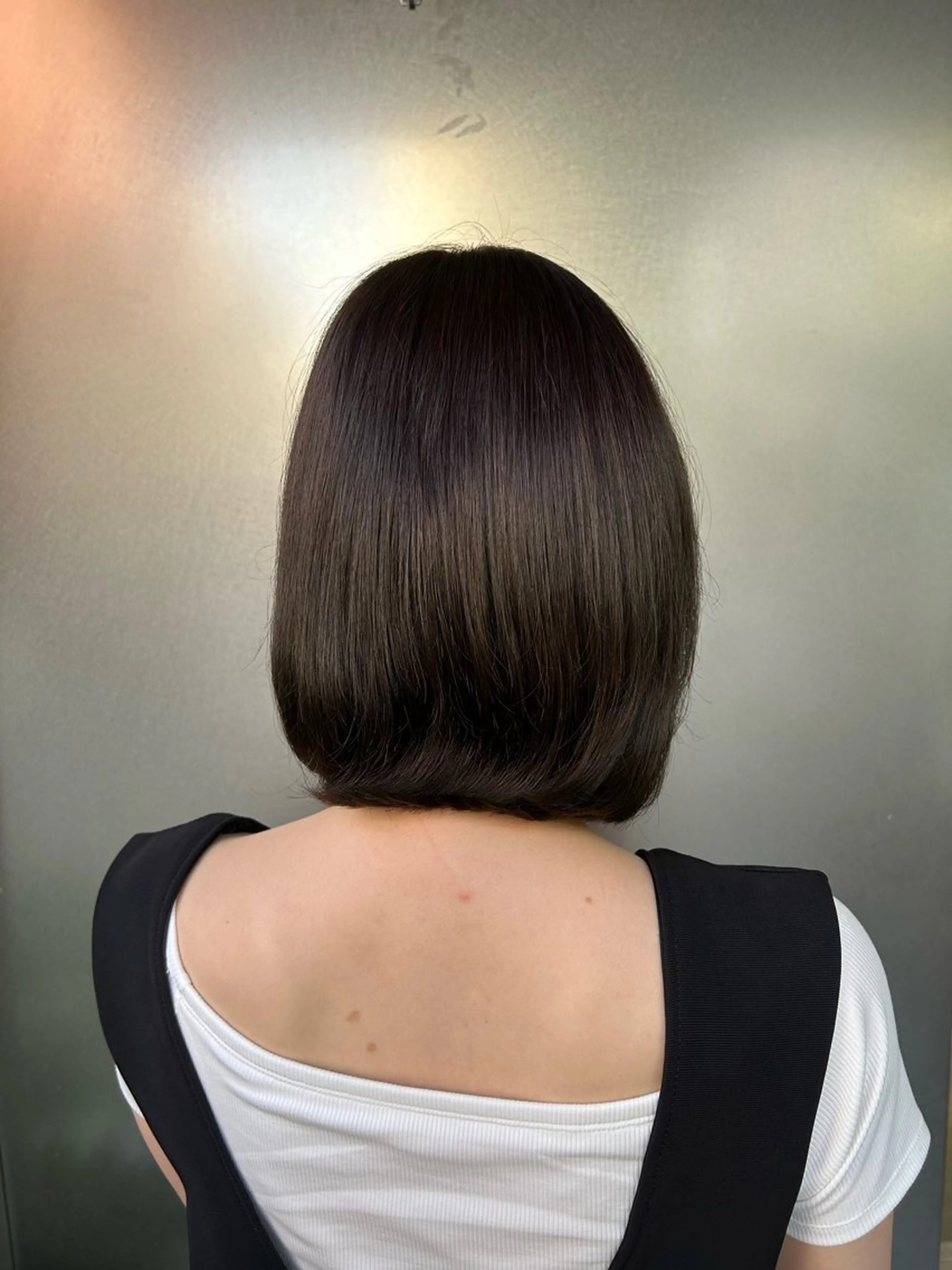 ミディアム カラー ・ nanokaのヘアスタイル