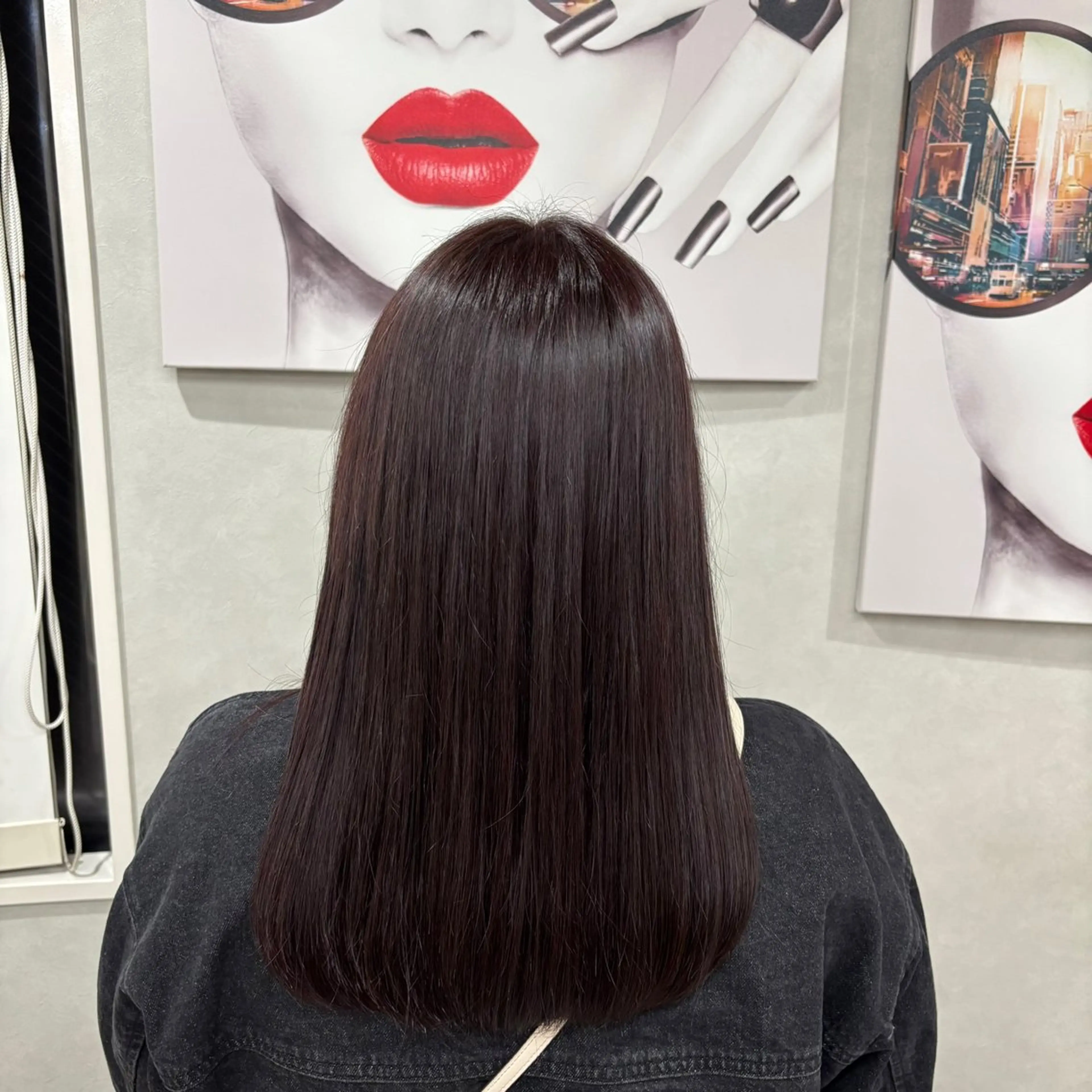 カラー ラベンダーカラー ピンクカラー ピンクラベンダー ヘアカラー 岩田 紗莉捺のヘアスタイル