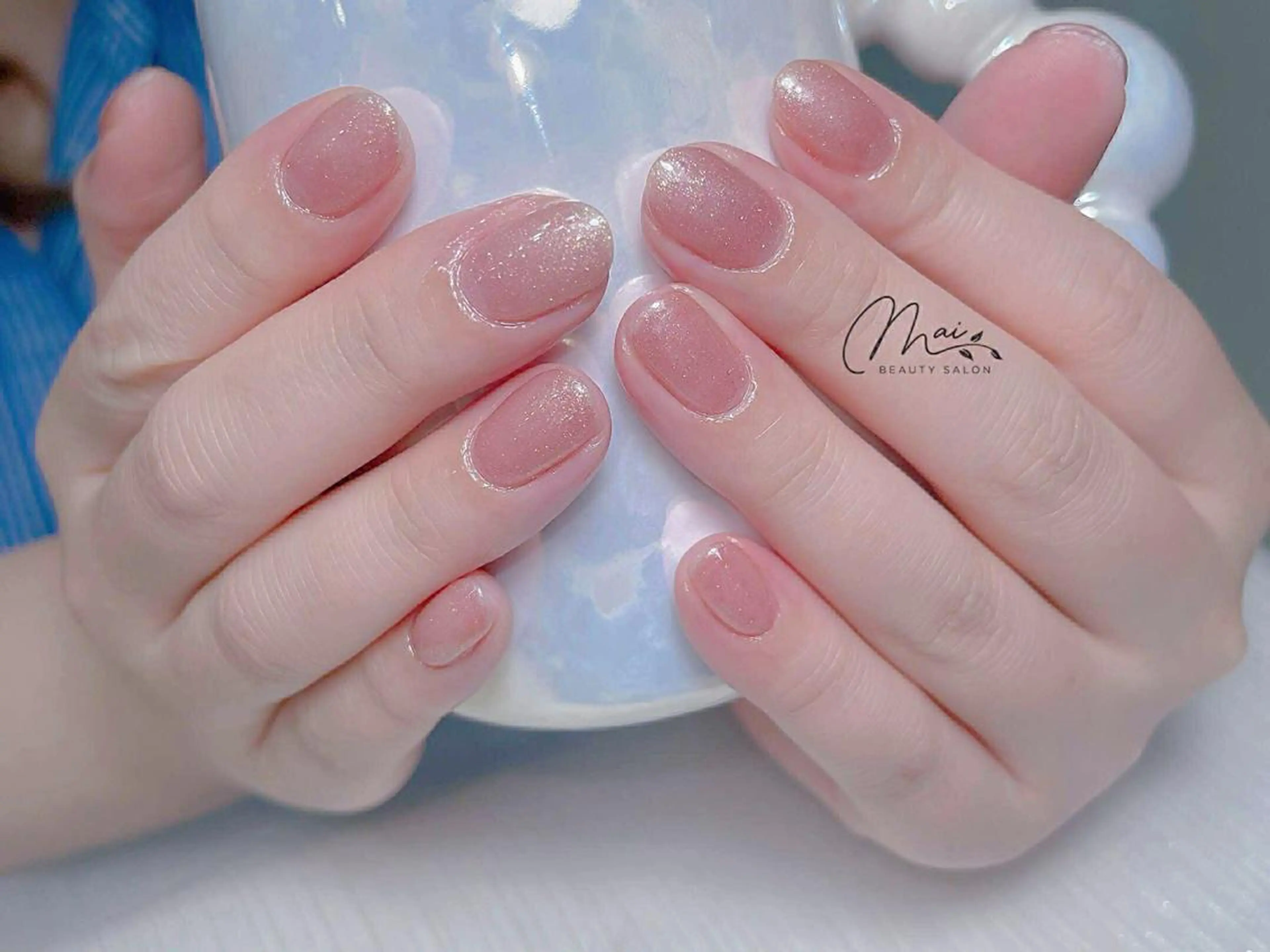 ネイル チークネイル クリアネイル フラッシュネイル フレンチネイル ハート MaiBeauty dodoのネイルデザイン