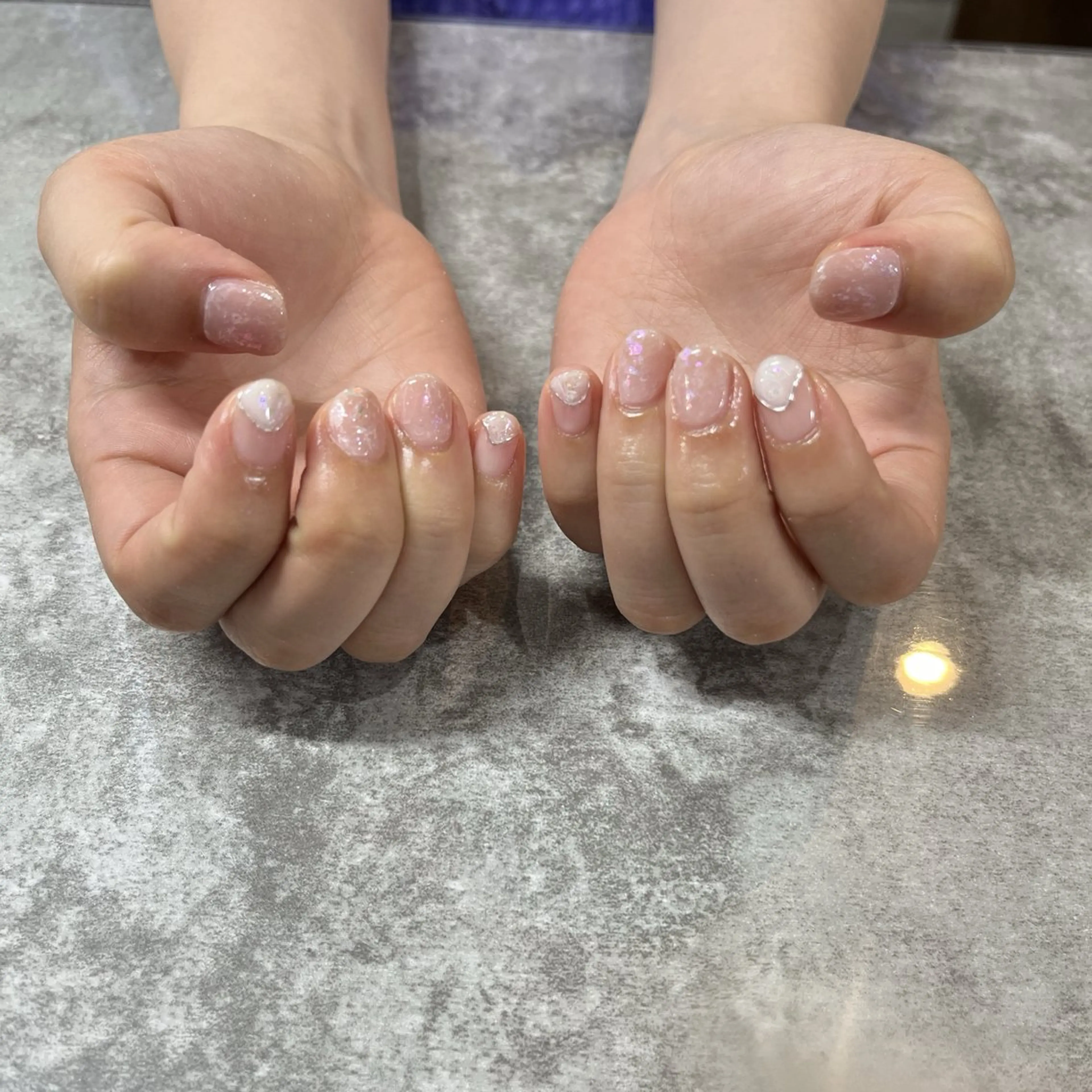 ネイル ハンドネイル 大島 玲奈のネイルデザイン