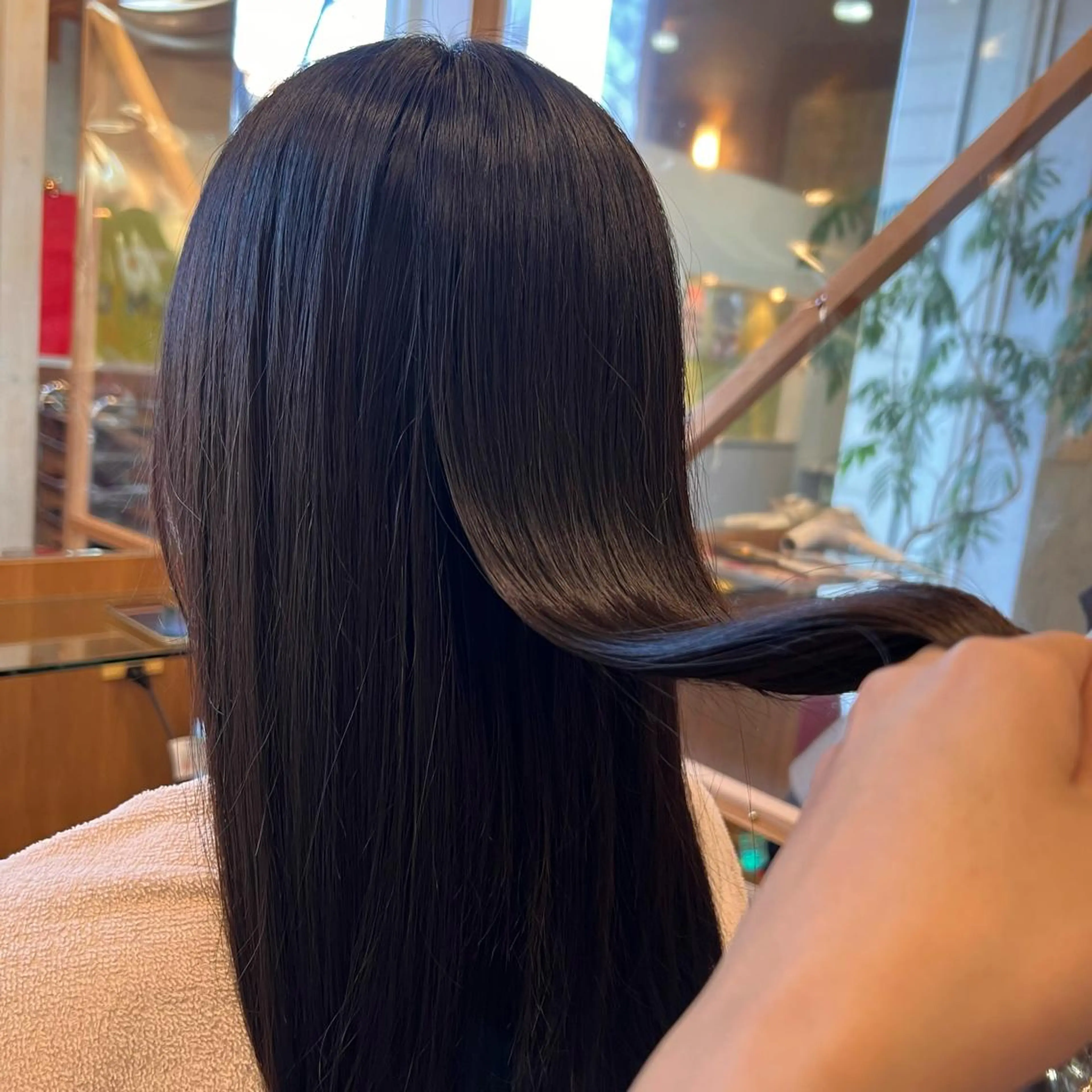 セミロング カラー ブラウンカラー ナチュラルブラウン 🌻井上 マリー🌻のヘアスタイル