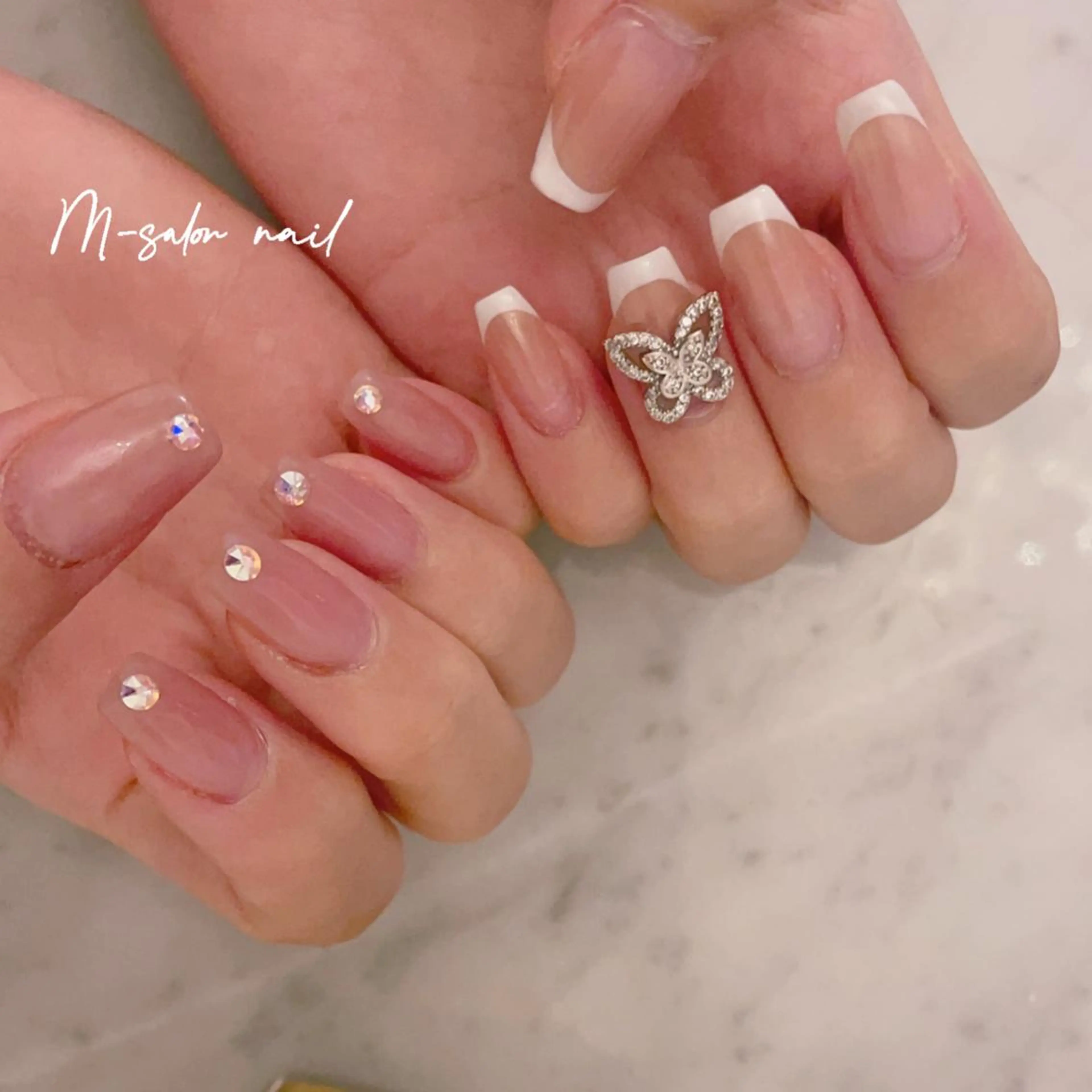 ネイル ハンドネイル 韓国/網紅/パーツ M-salonのネイルデザイン