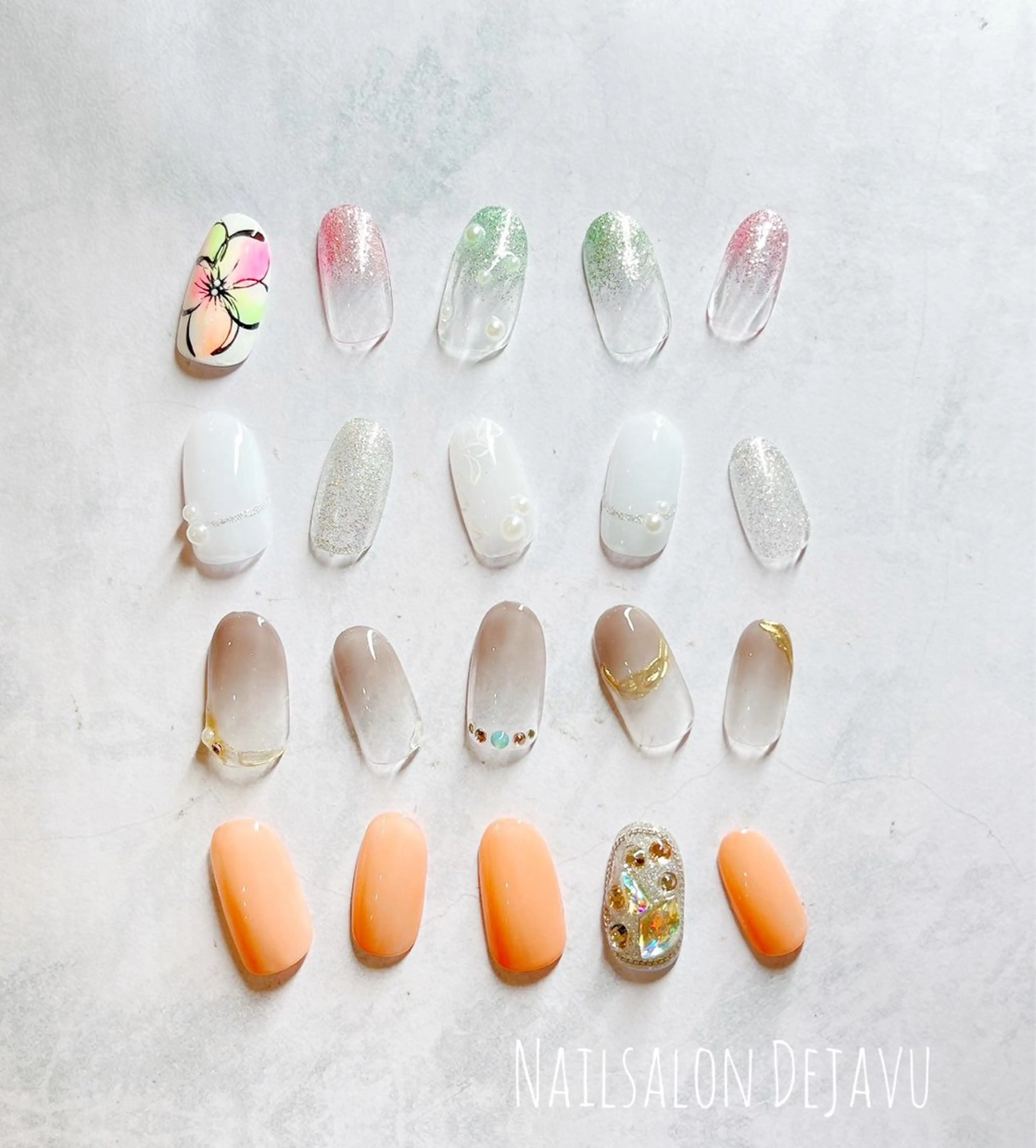 ネイル ハンドネイル Nail salon Dejavu 🌿のネイルデザイン