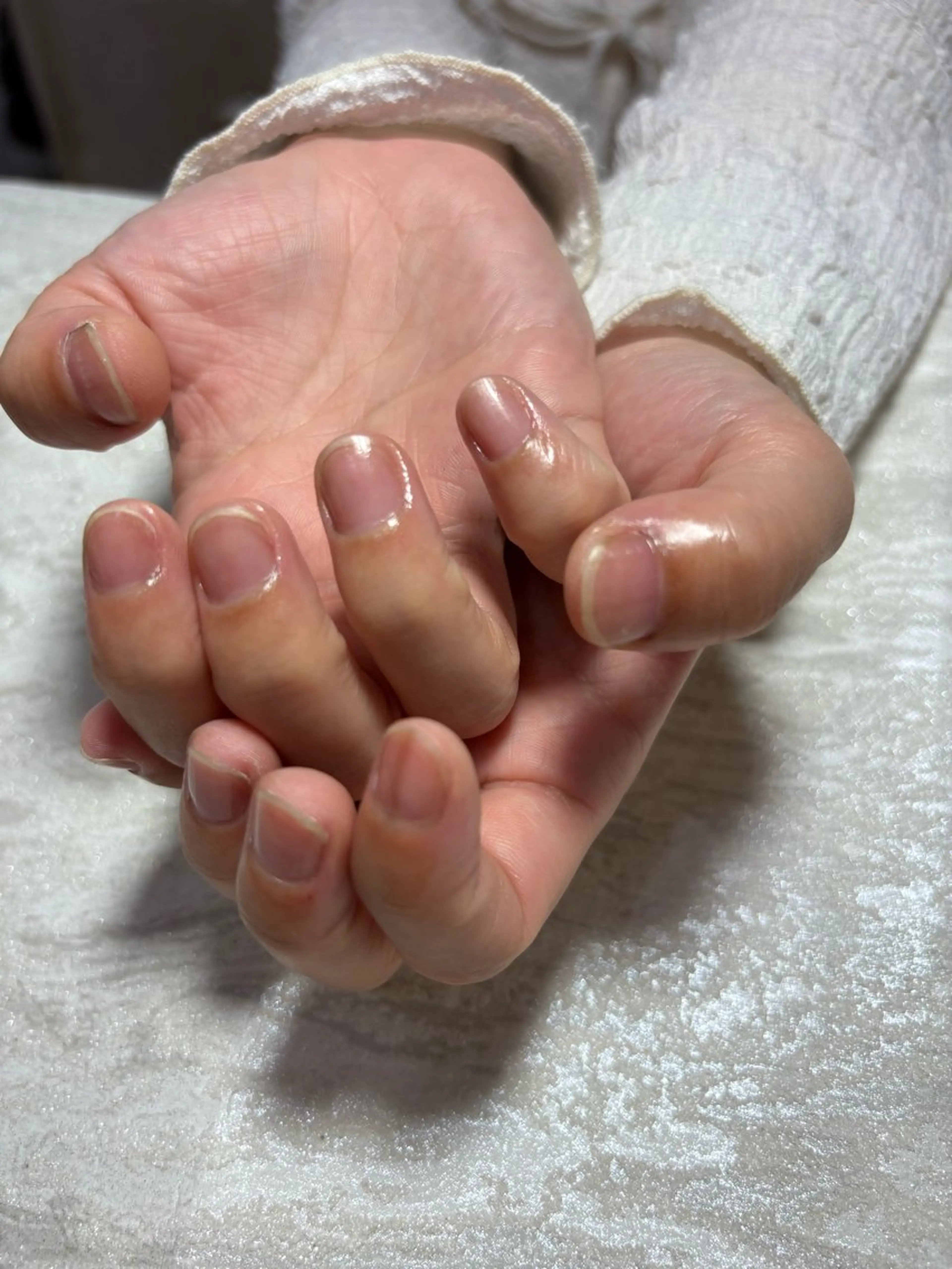 HAND◇ケア◇クイックネイルケア（甘皮ケア&長さ形整え）の写真