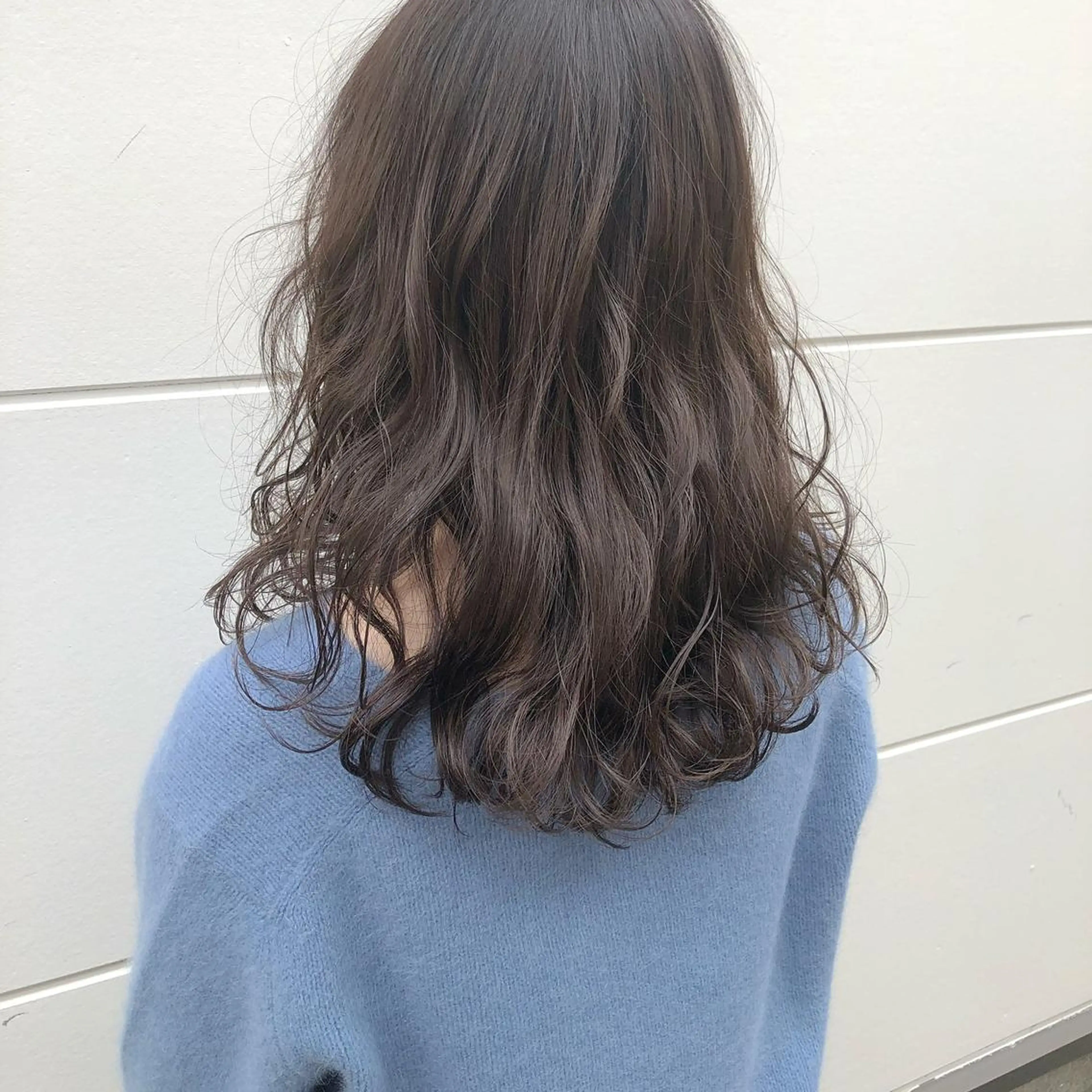 セミロング カラー ヘアアレンジ 榎園 由美のヘアスタイル