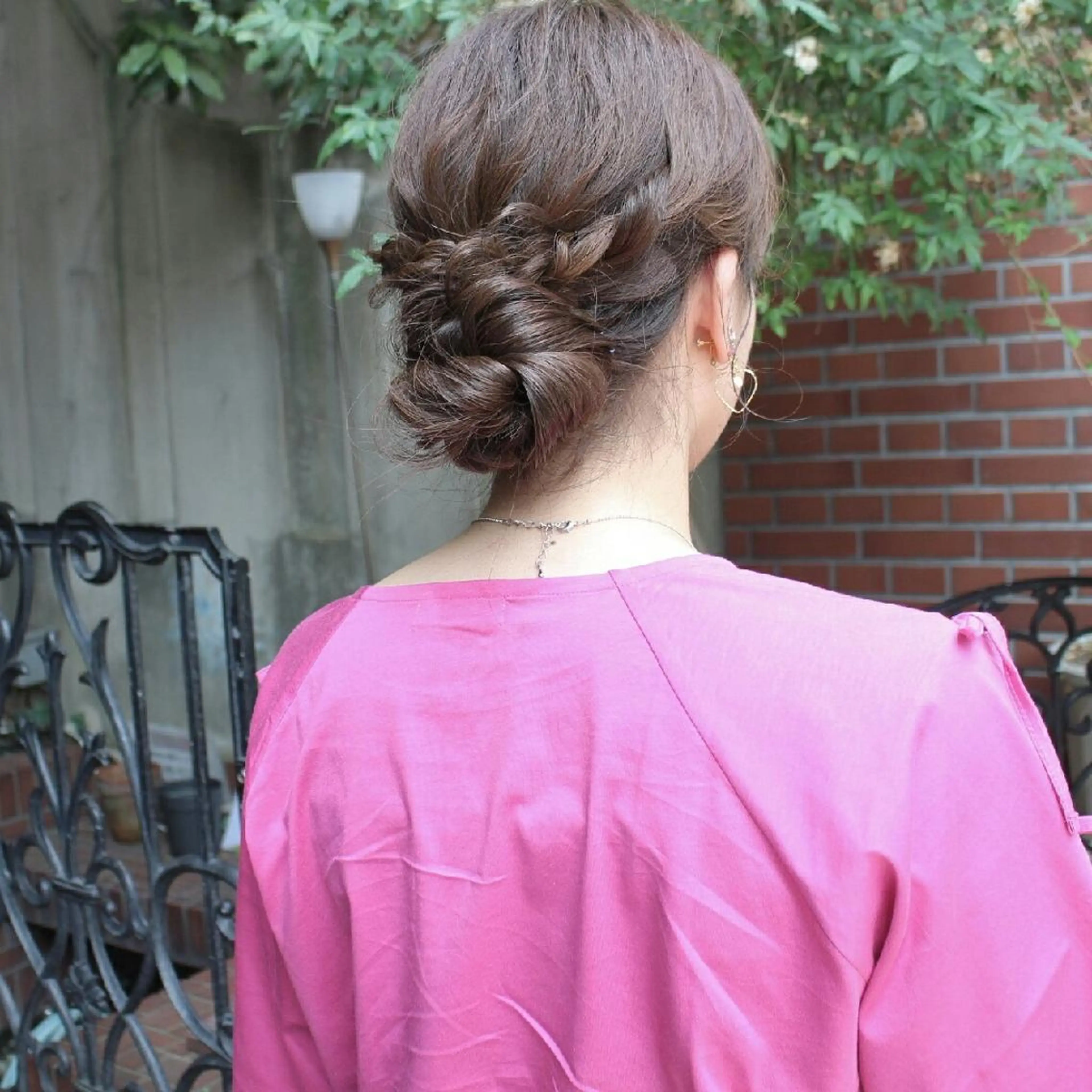 ヘアアレンジ カラー クニモトハルナ ボブ/柔らかカラーのヘアスタイル