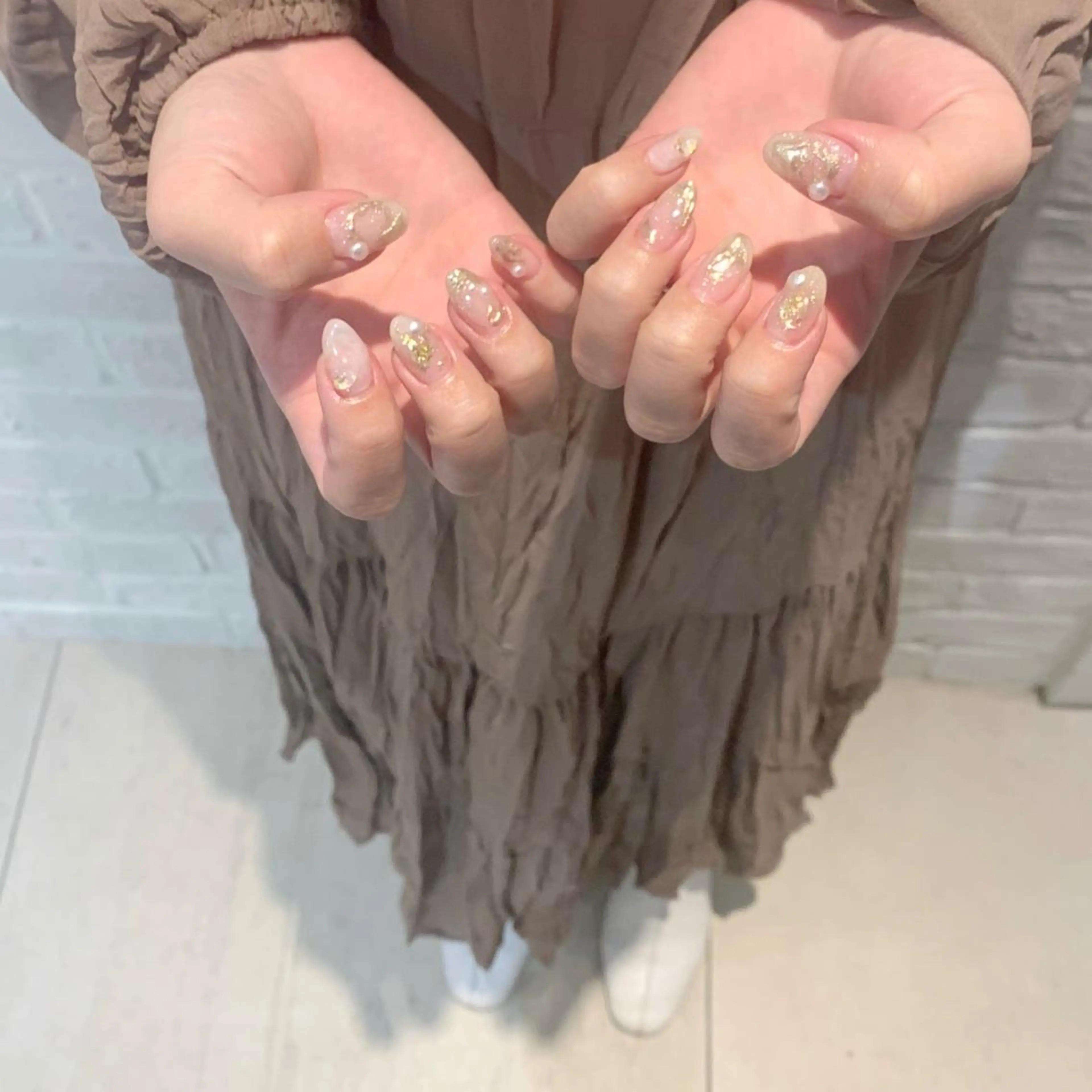 ネイル ニュアンスネイル ハンドネイル 金田 純香のネイルデザイン