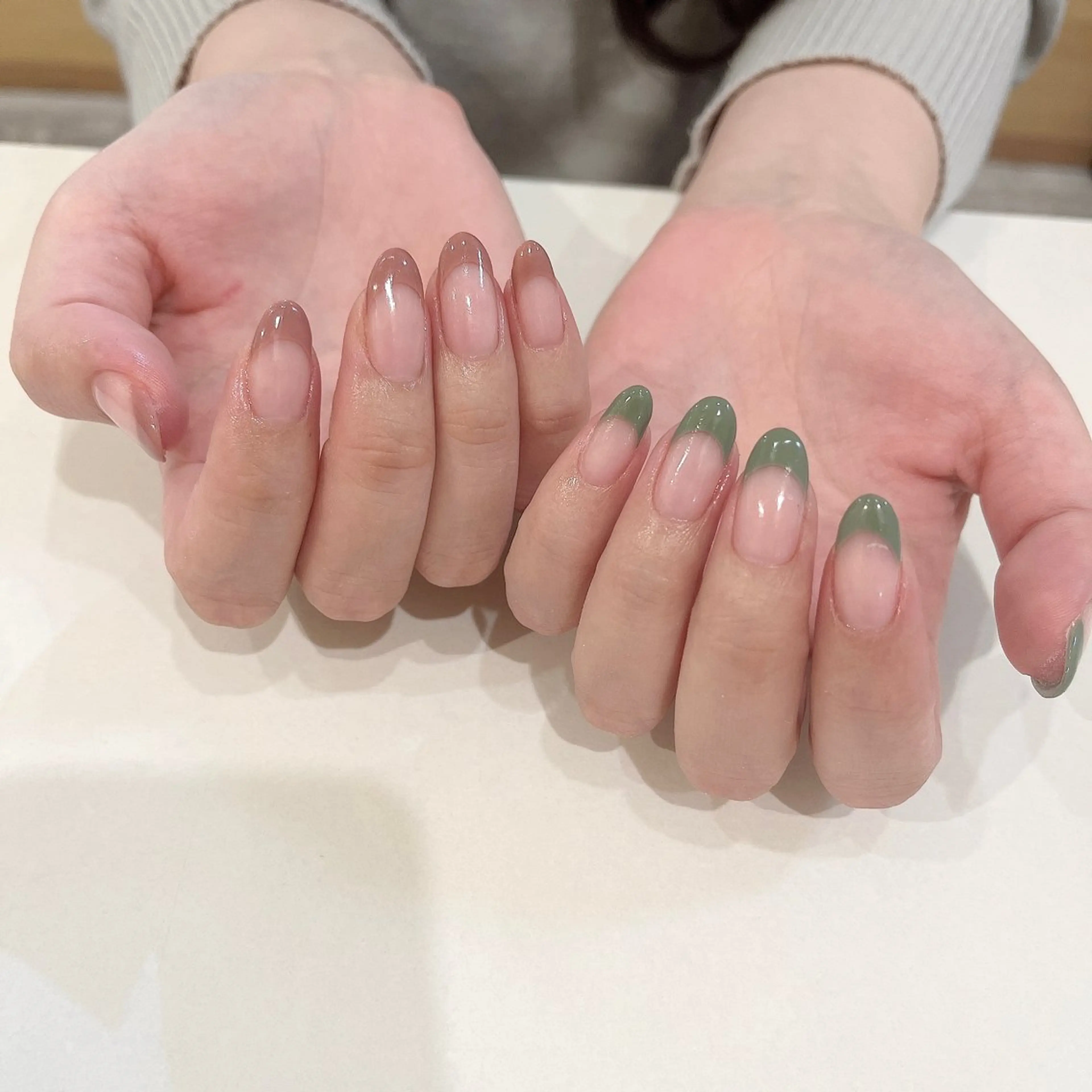 ネイル フレンチネイル ピンク Prier×Kew hair所属・Prier nailのネイルデザイン