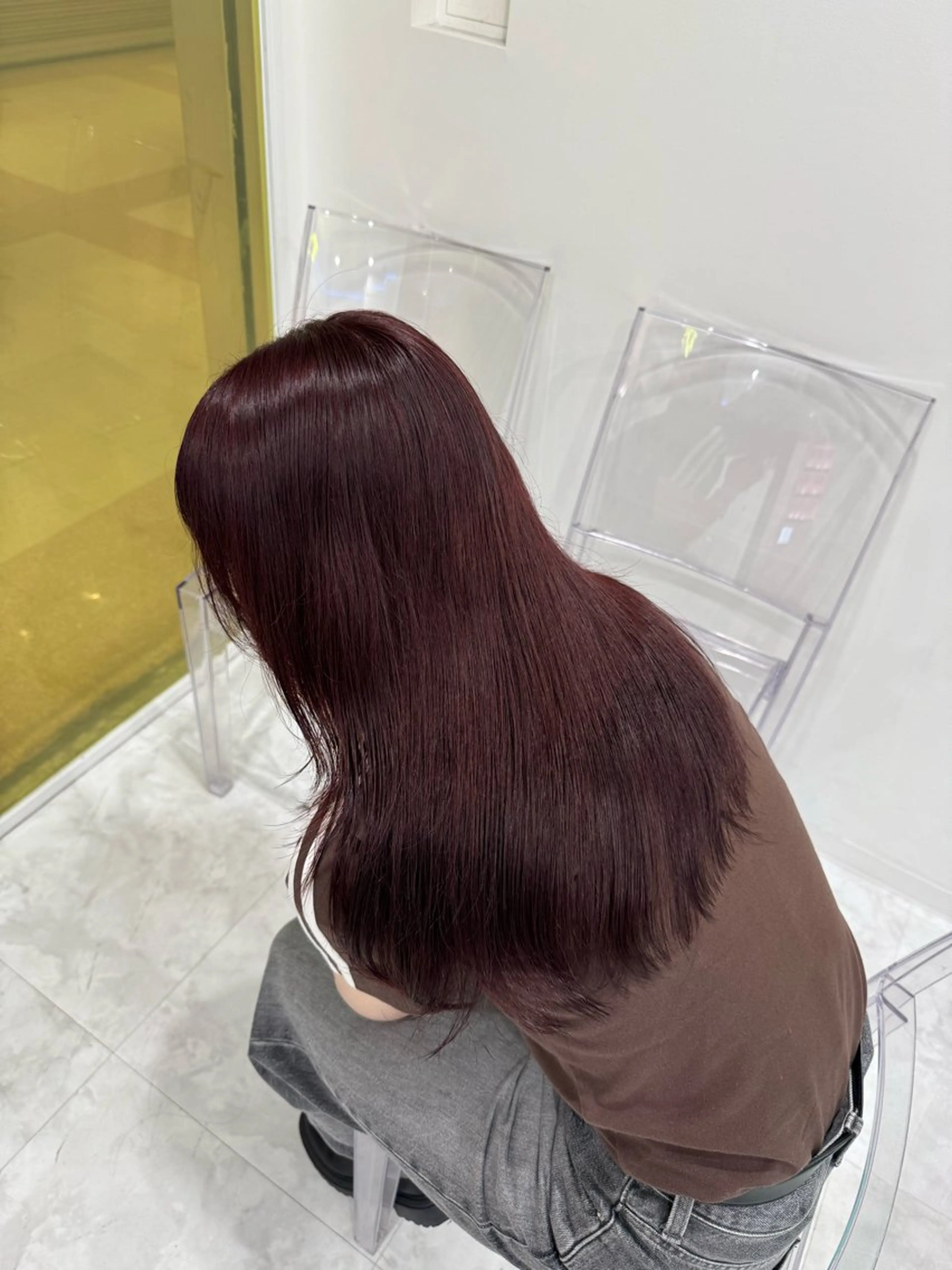 ロング ヘアカラー ブリーチなし透明感 カラー/MISANOのヘアスタイル