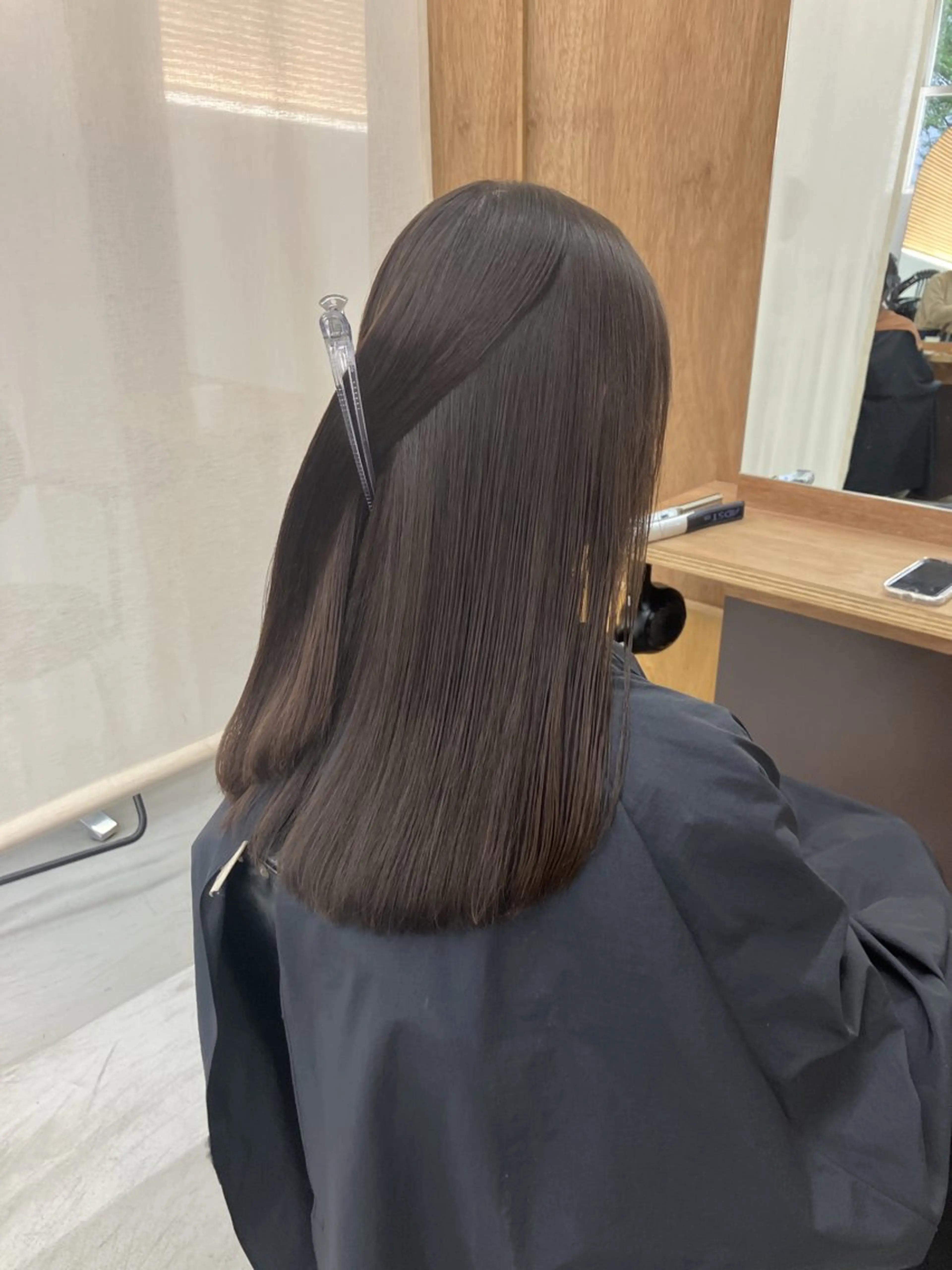 セミロング 髪質改善 縮毛矯正 wa daのヘアスタイル