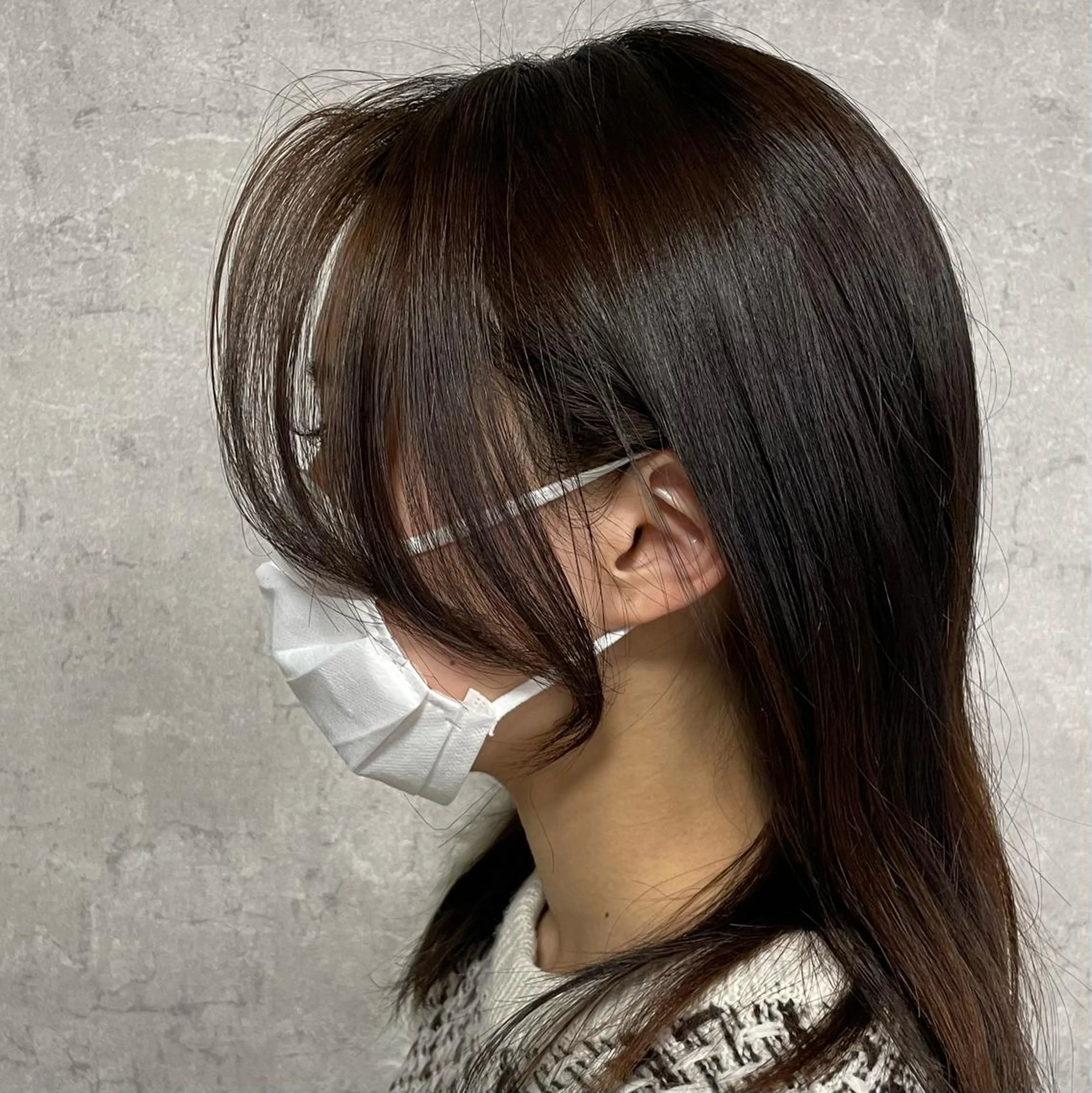 セミロング トレンド韓国ヘア 🇰🇷のんのヘアスタイル