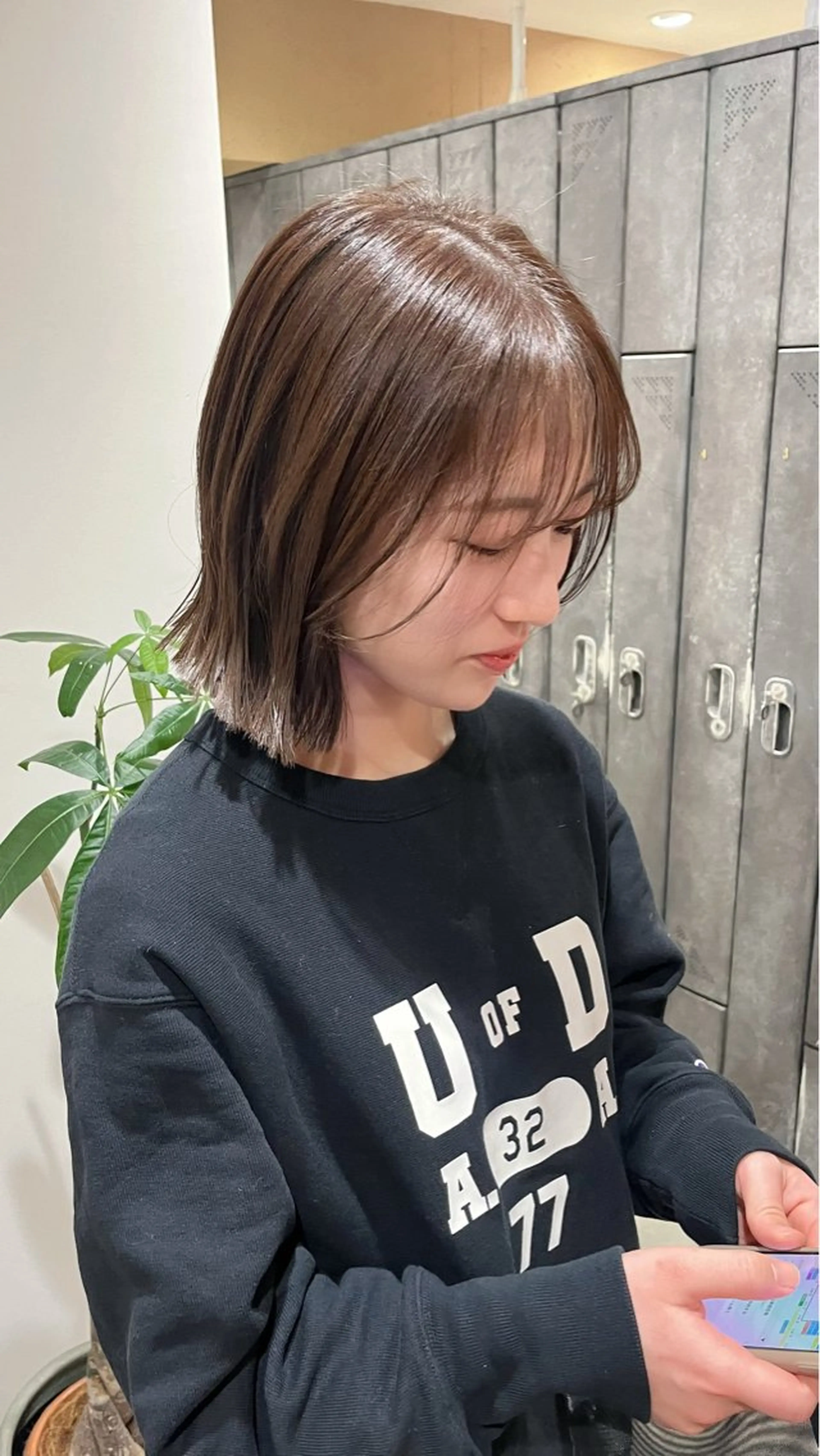 ミディアム ボブ カット 梅田美容室/カット /Maoのヘアスタイル