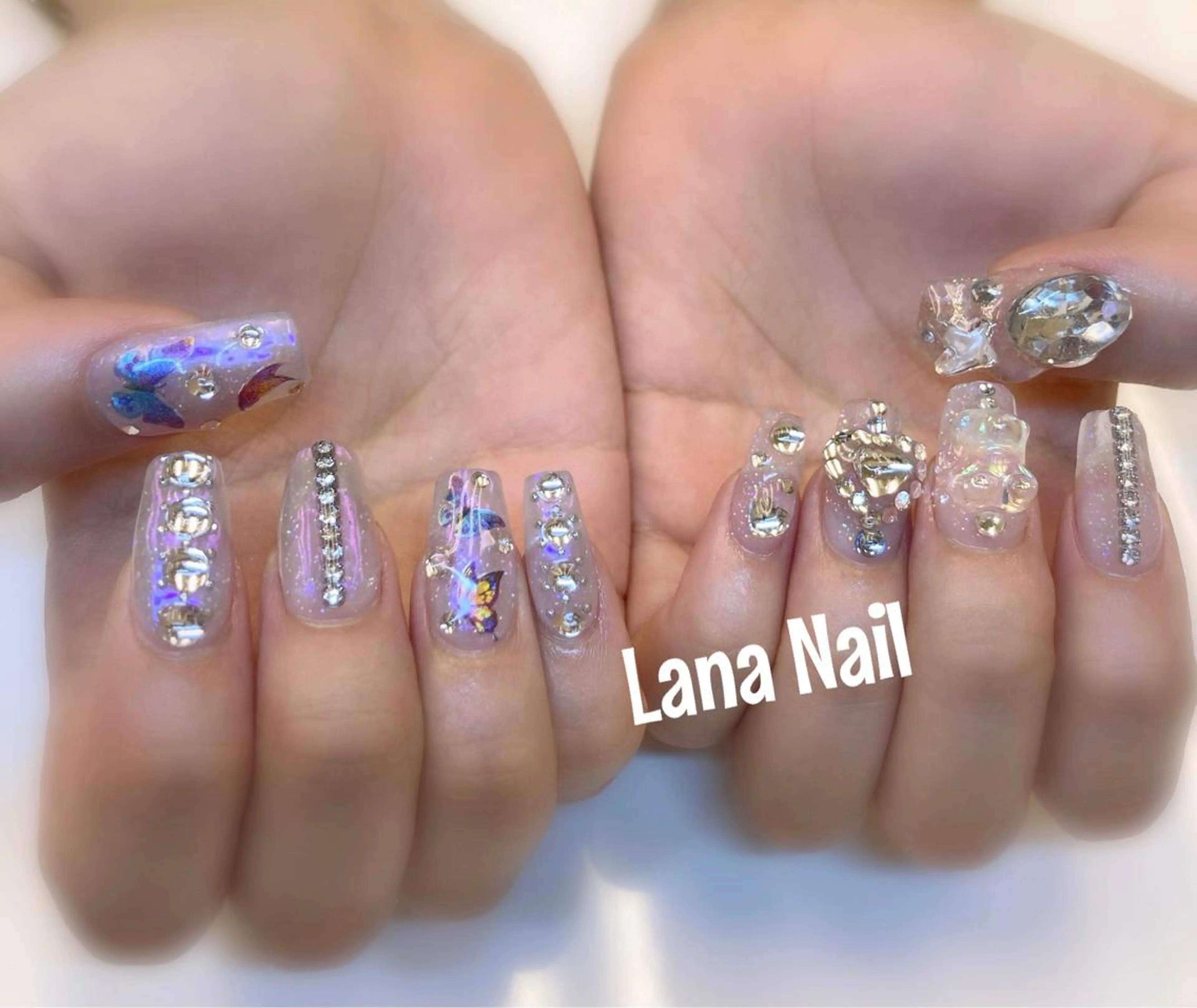 ネイル スカルプネイル Lana Nailのネイルデザイン