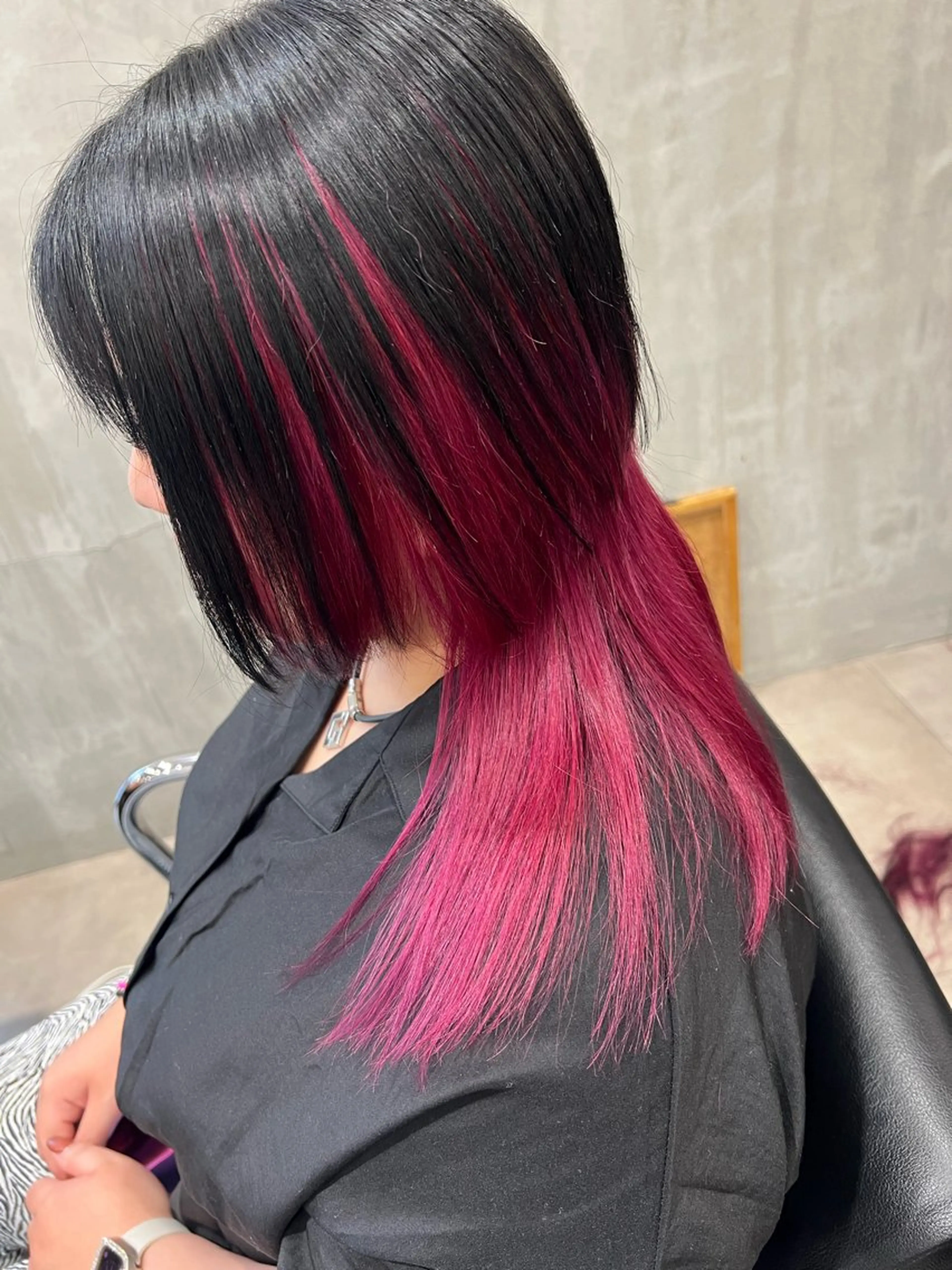 セミロング カラー ブランシェ小幡駅前店 森樹のヘアスタイル