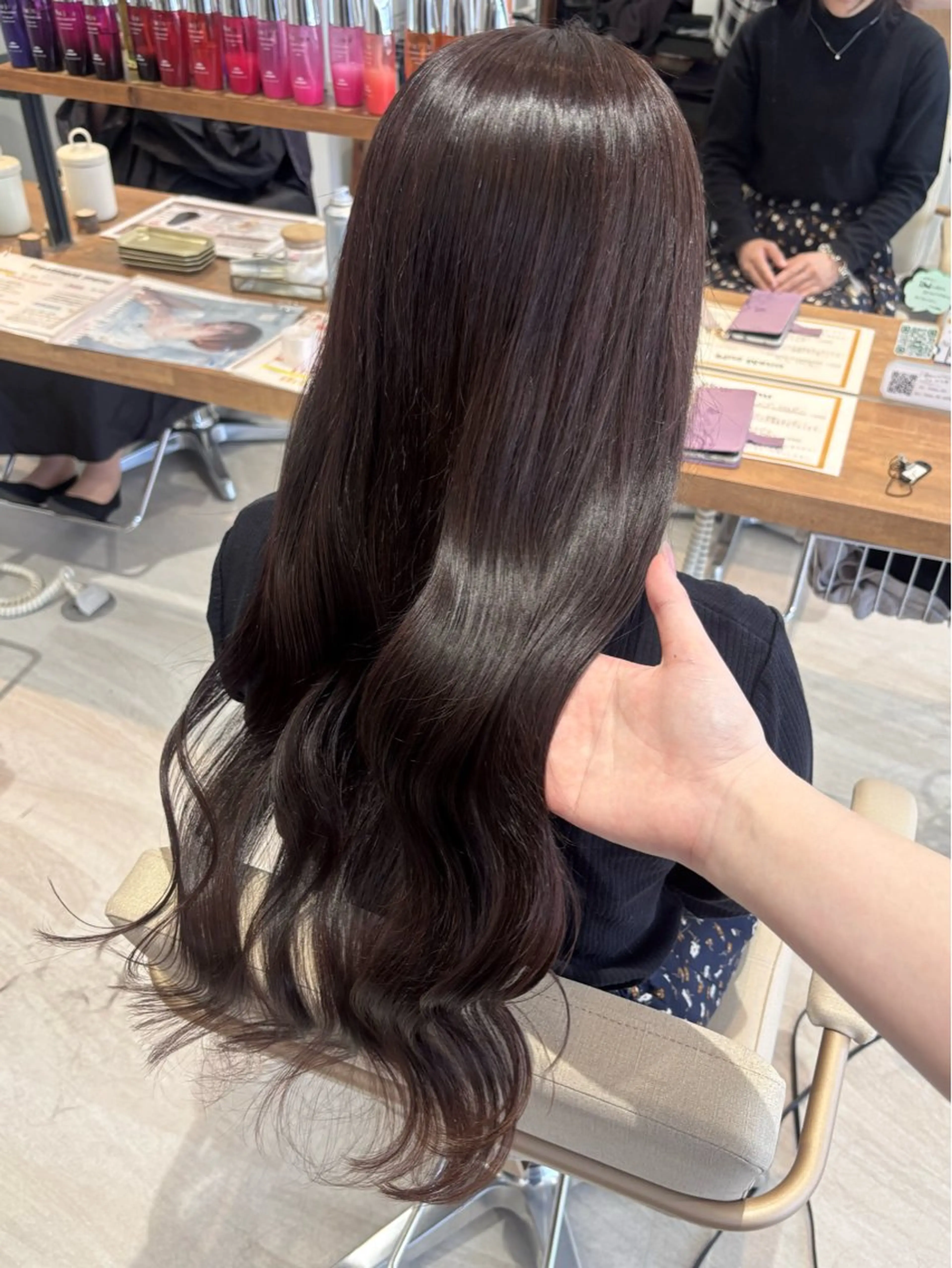 ロング カラー ブラウンカラー カット ヘアカラー にゅーかわいいヘア♡ おがわゆいり౨ৎのヘアスタイル