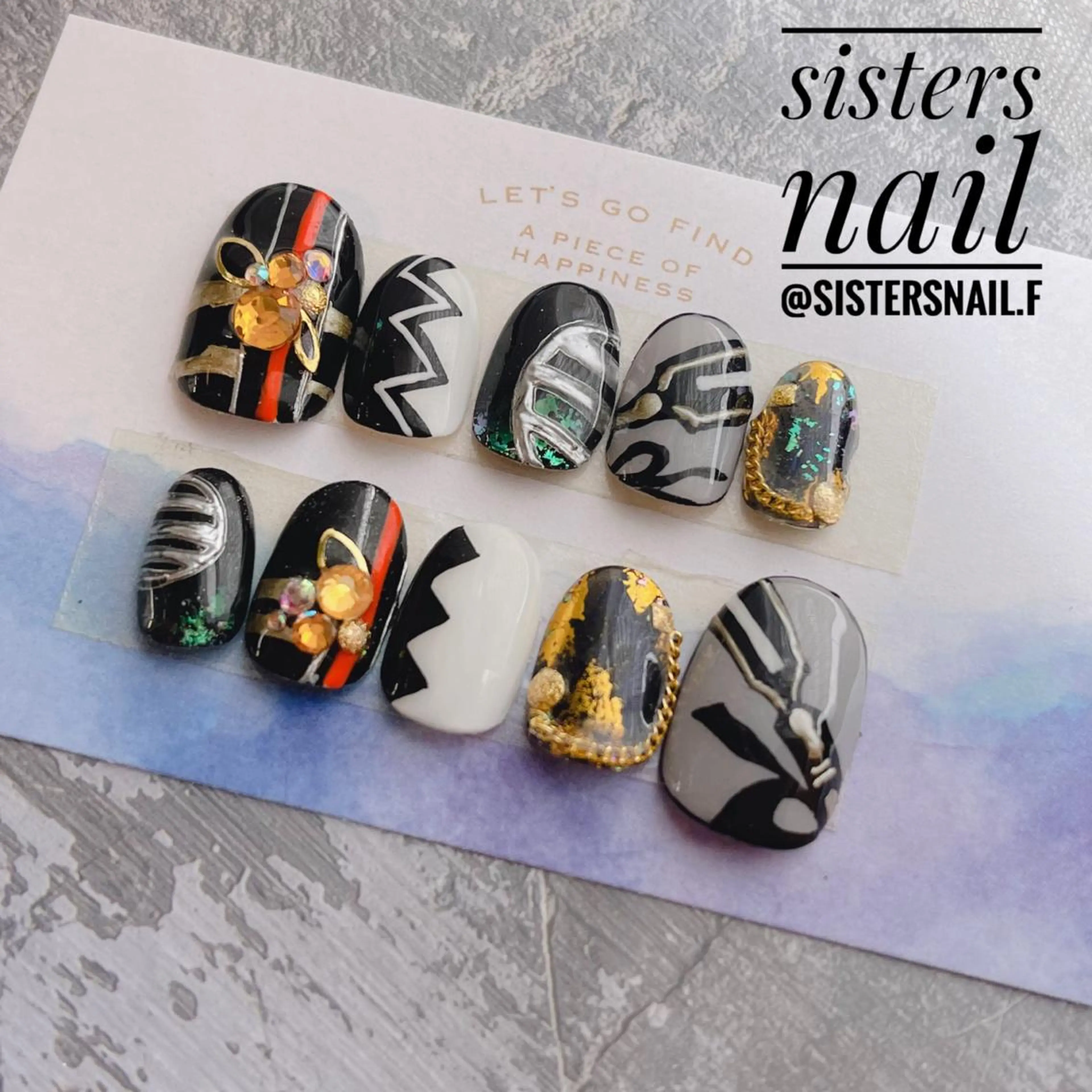 ネイル アートネイル sisters nail.fのネイルデザイン