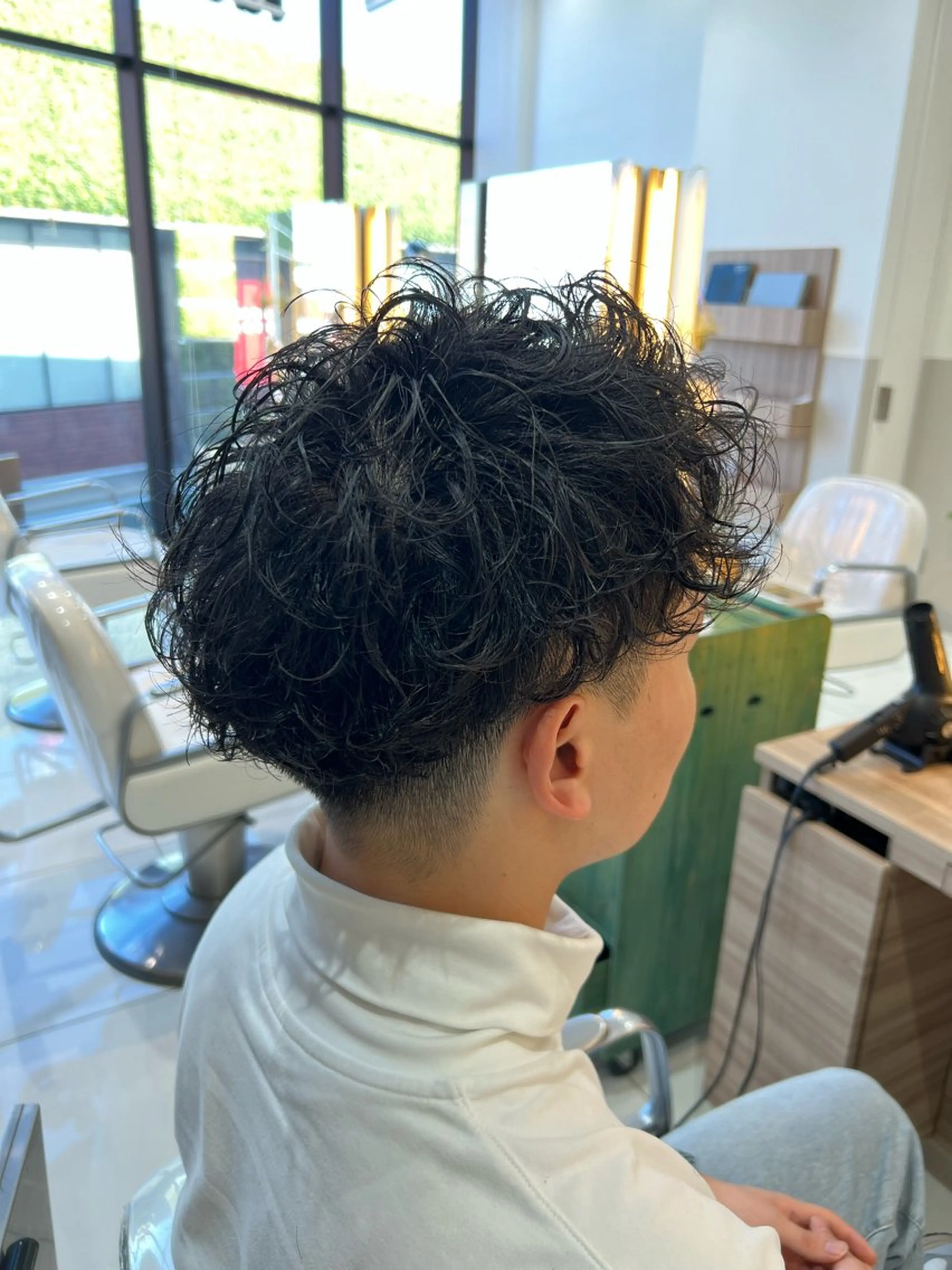 パーマ メンズ カット パーマ 💫副店長💫 篠崎 はやとのヘアスタイル